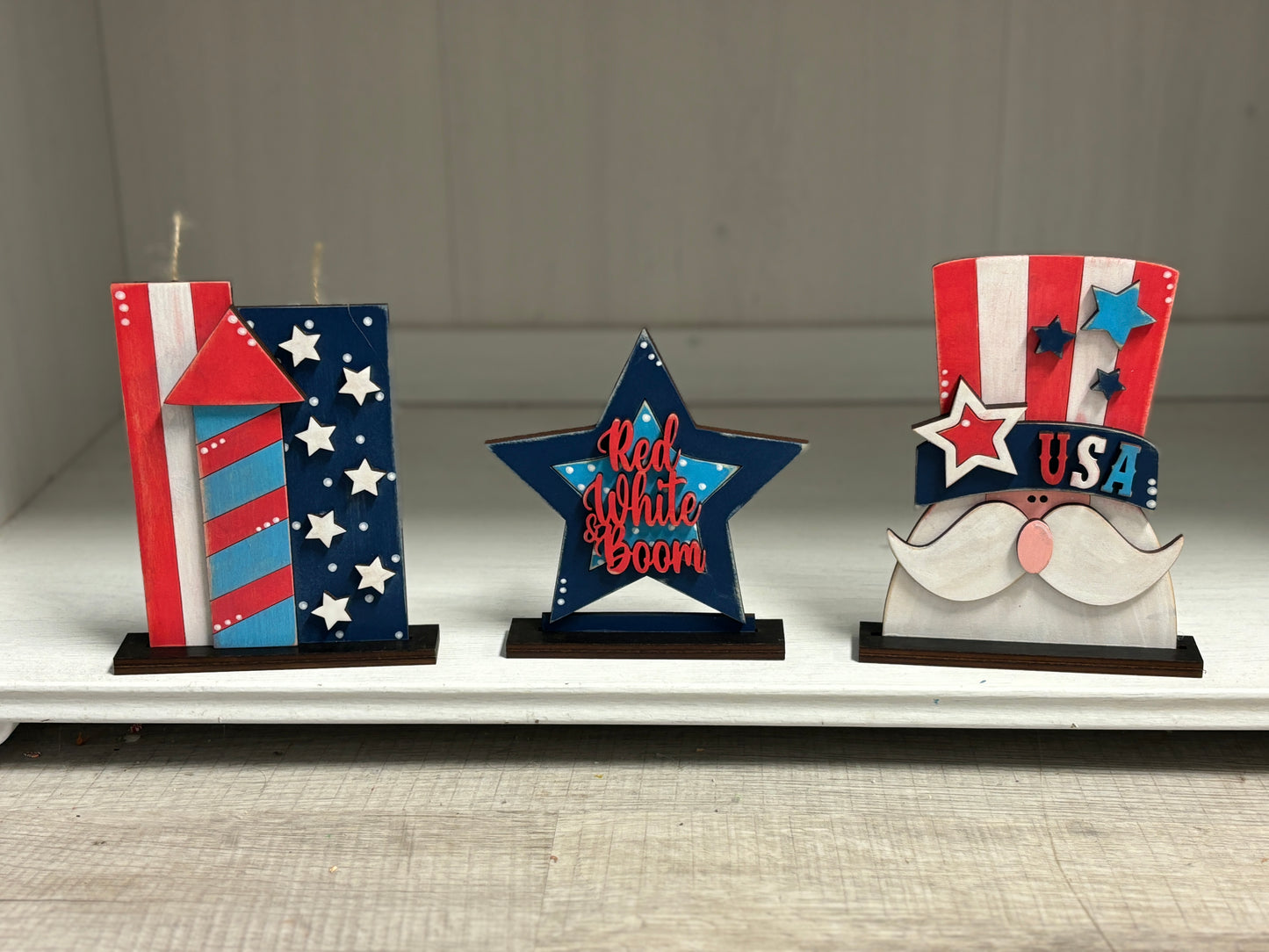 Patriotic/July 4th shelf sitters