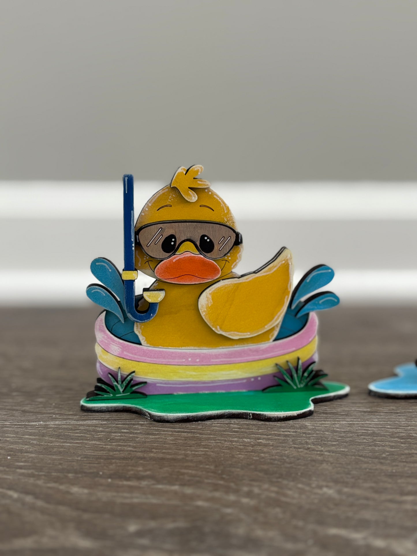 Mini standing summer ducks