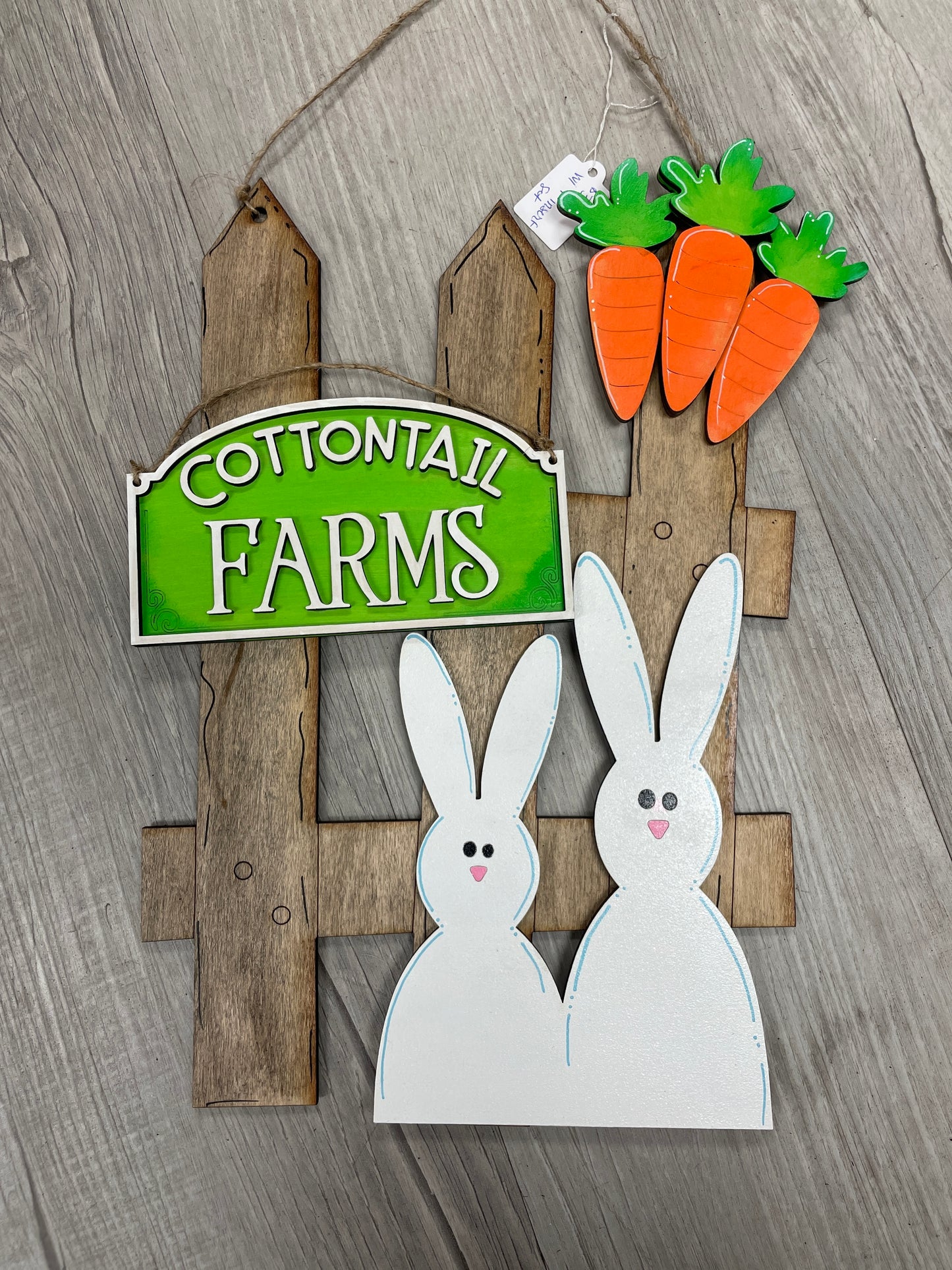 Cottontail Farms Easter interchangeable fence set
