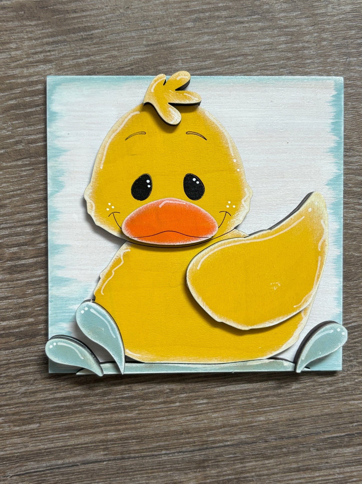 Spring ducks interchangeable square and rectangle inserts
