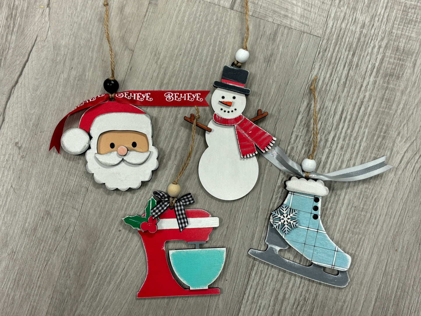 DIY ornament Kit- Christmas shapes