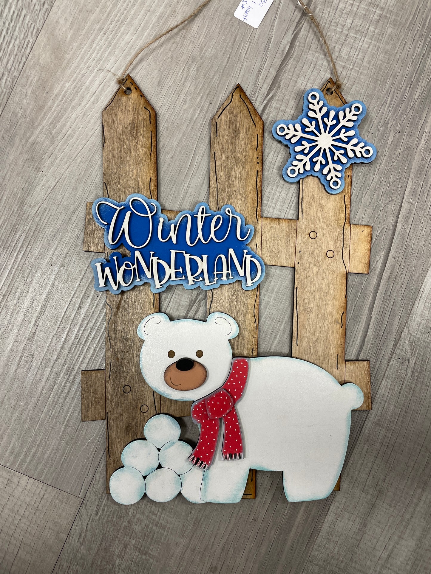Polar bear interchangeable fence set