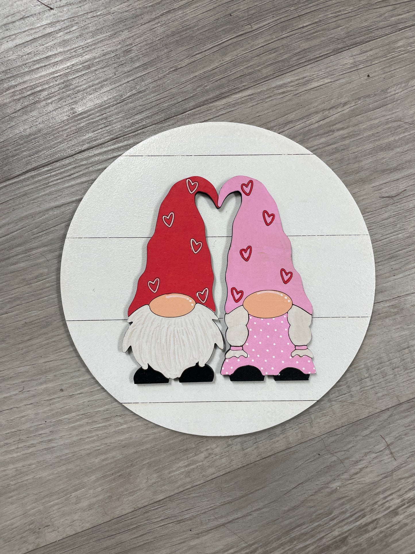 Valentine’s gnomes interchangeable round insert