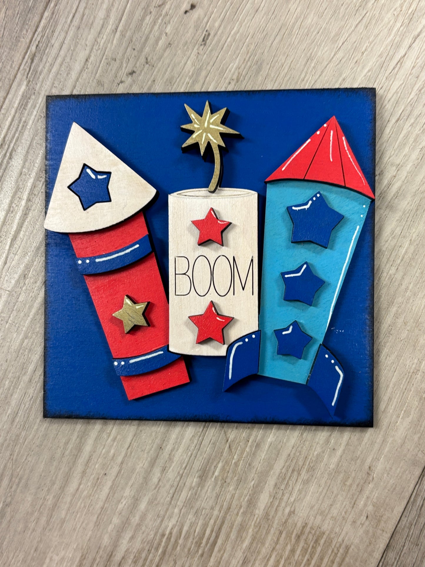 Fireworks interchangeable square and rectangle inserts