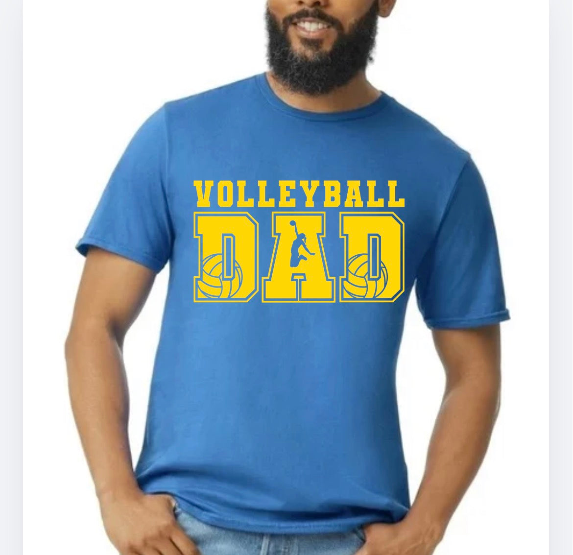 Volleyball dad tee