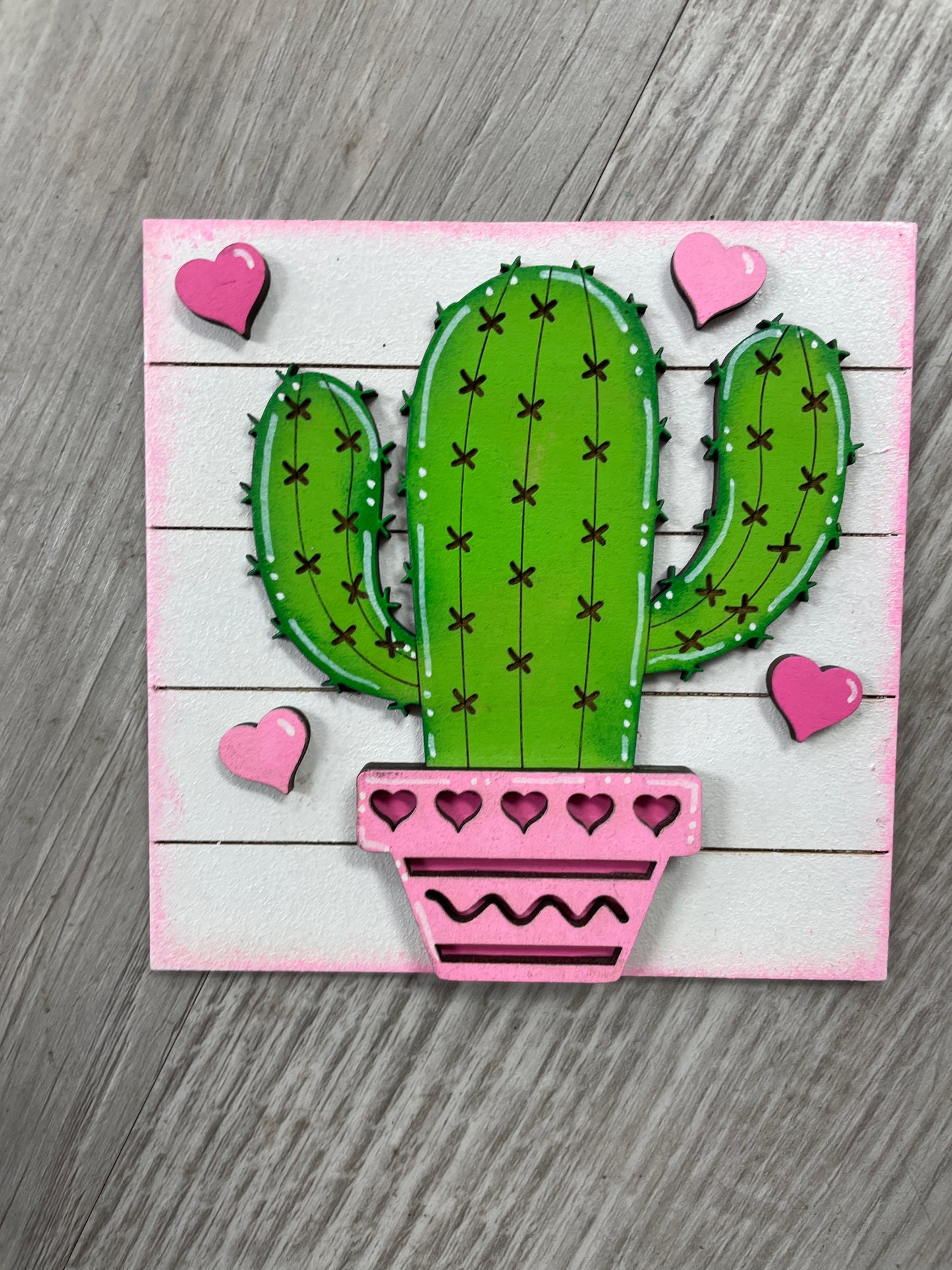 Valentine’s - cactus square inserts