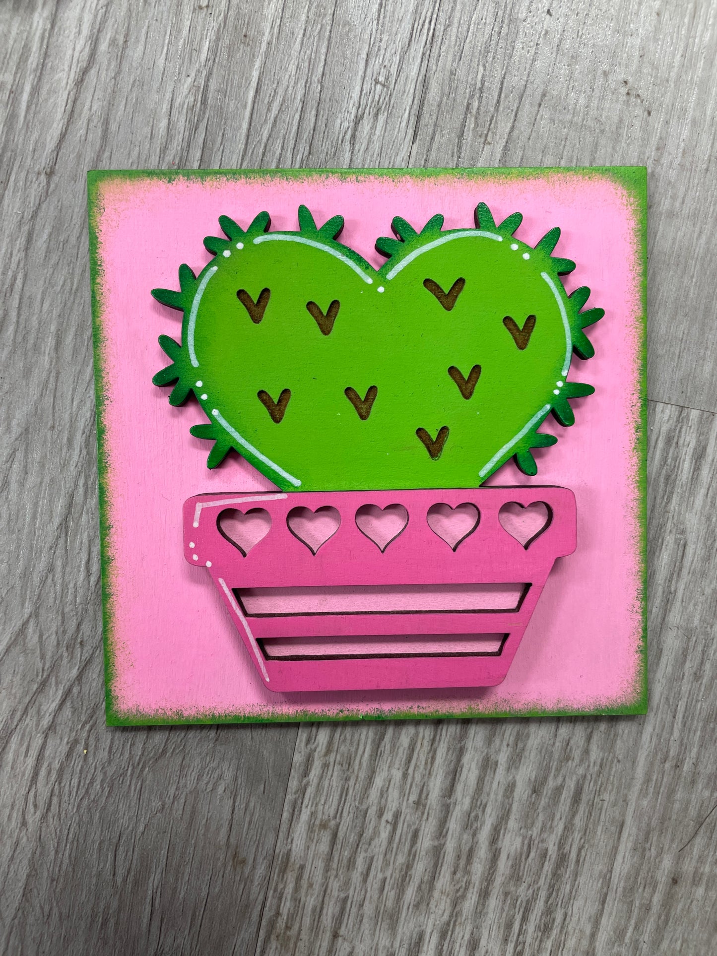 Valentine’s - cactus square inserts