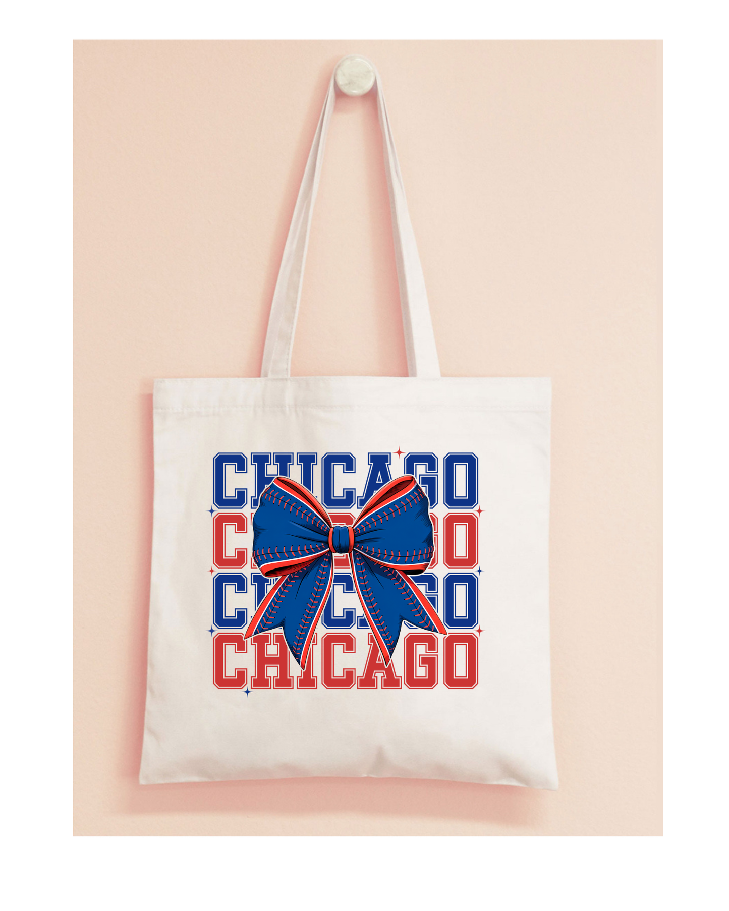 Chicago blue and red baseball
