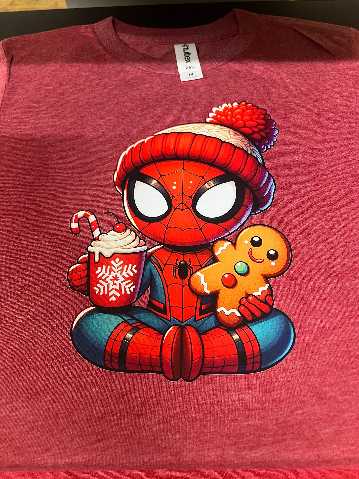 Spider man Christmas tee