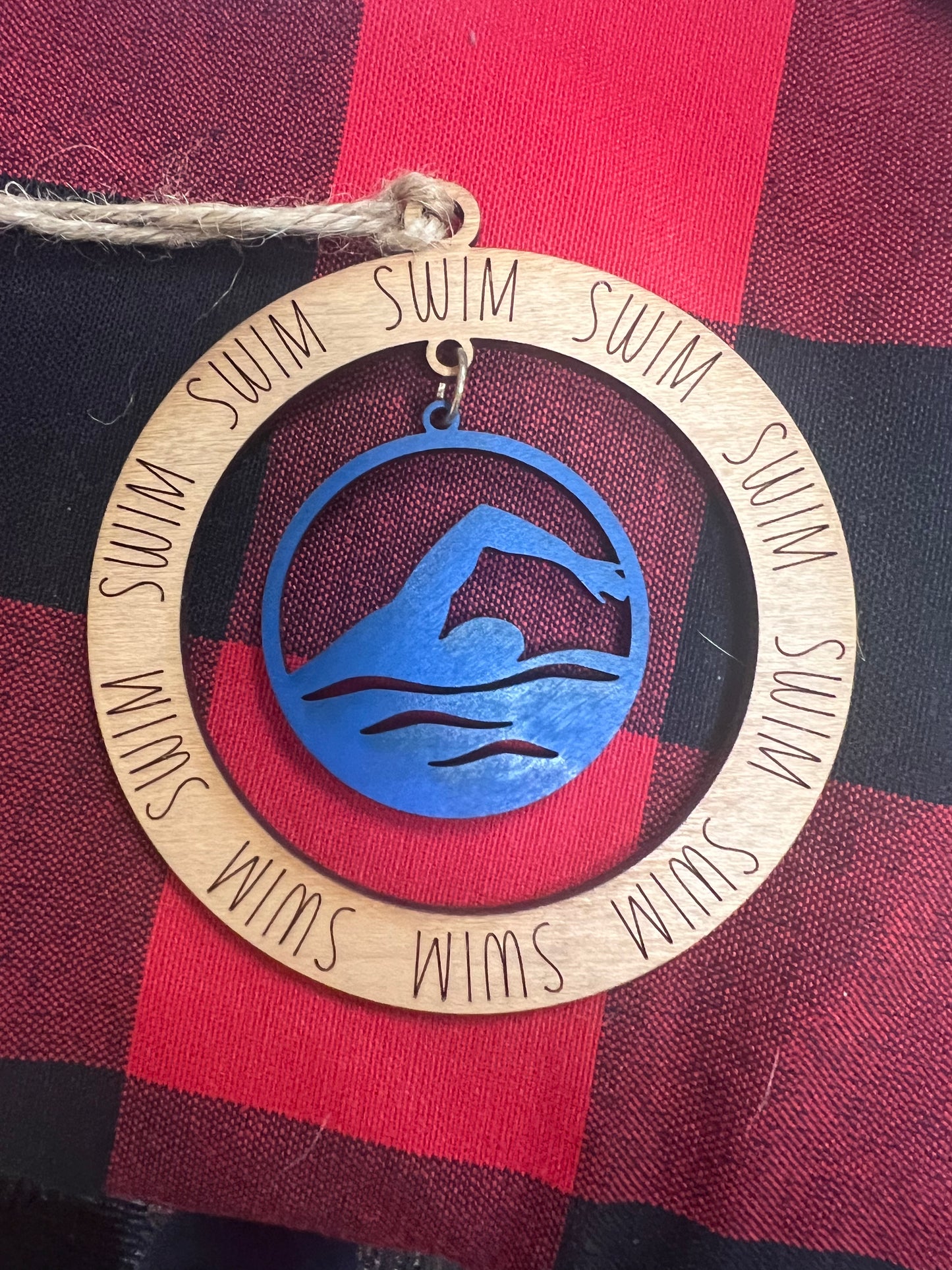 Swim ornament