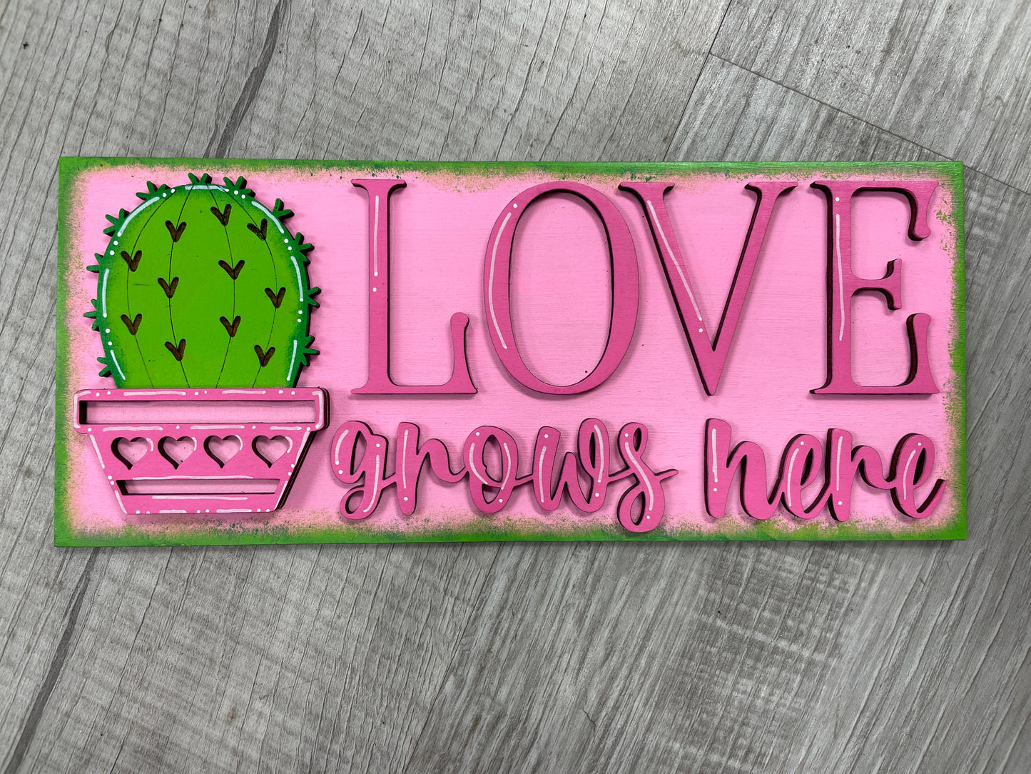 Valentine’s - cactus square inserts