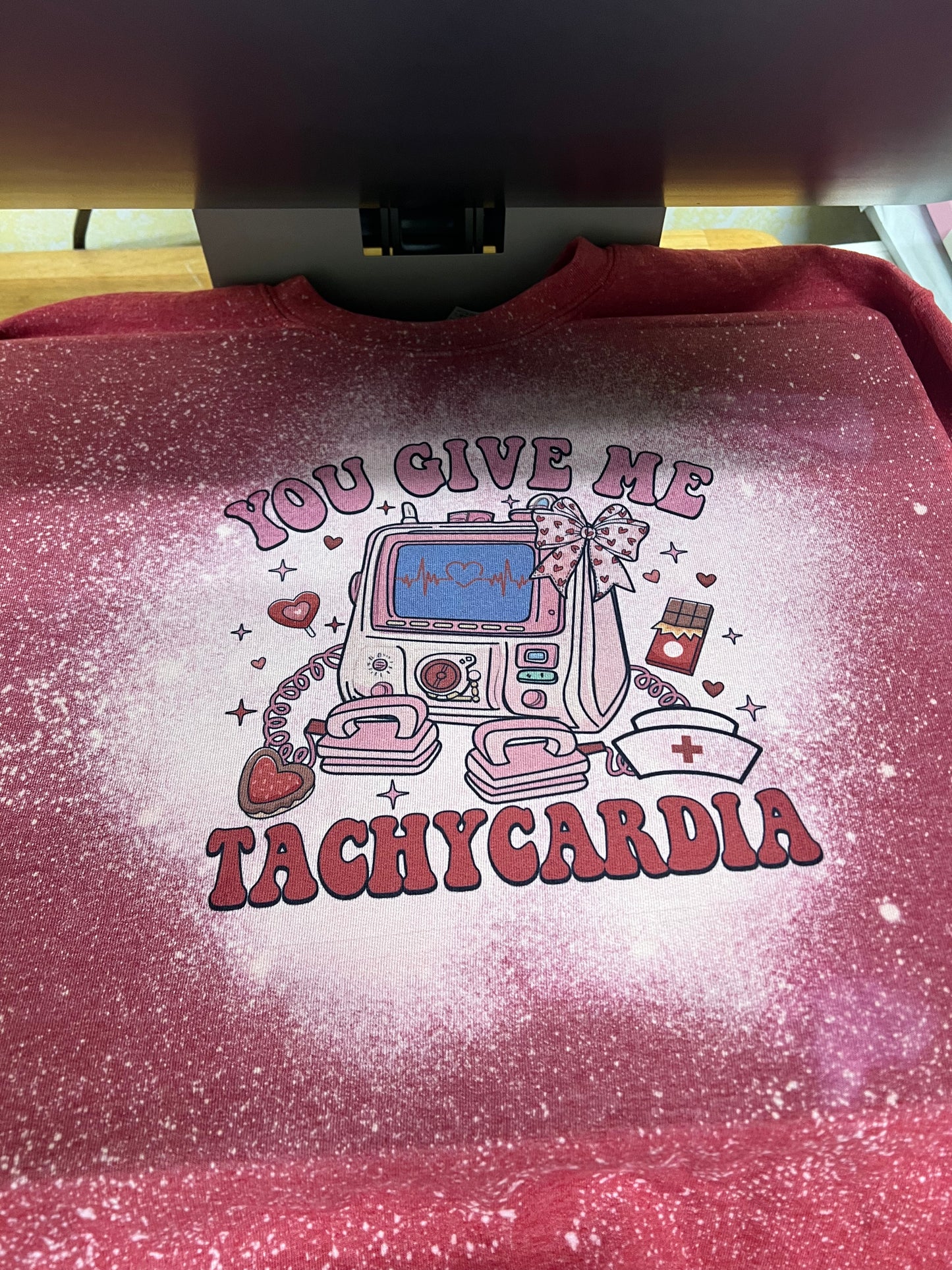 You give me tachycardia crew