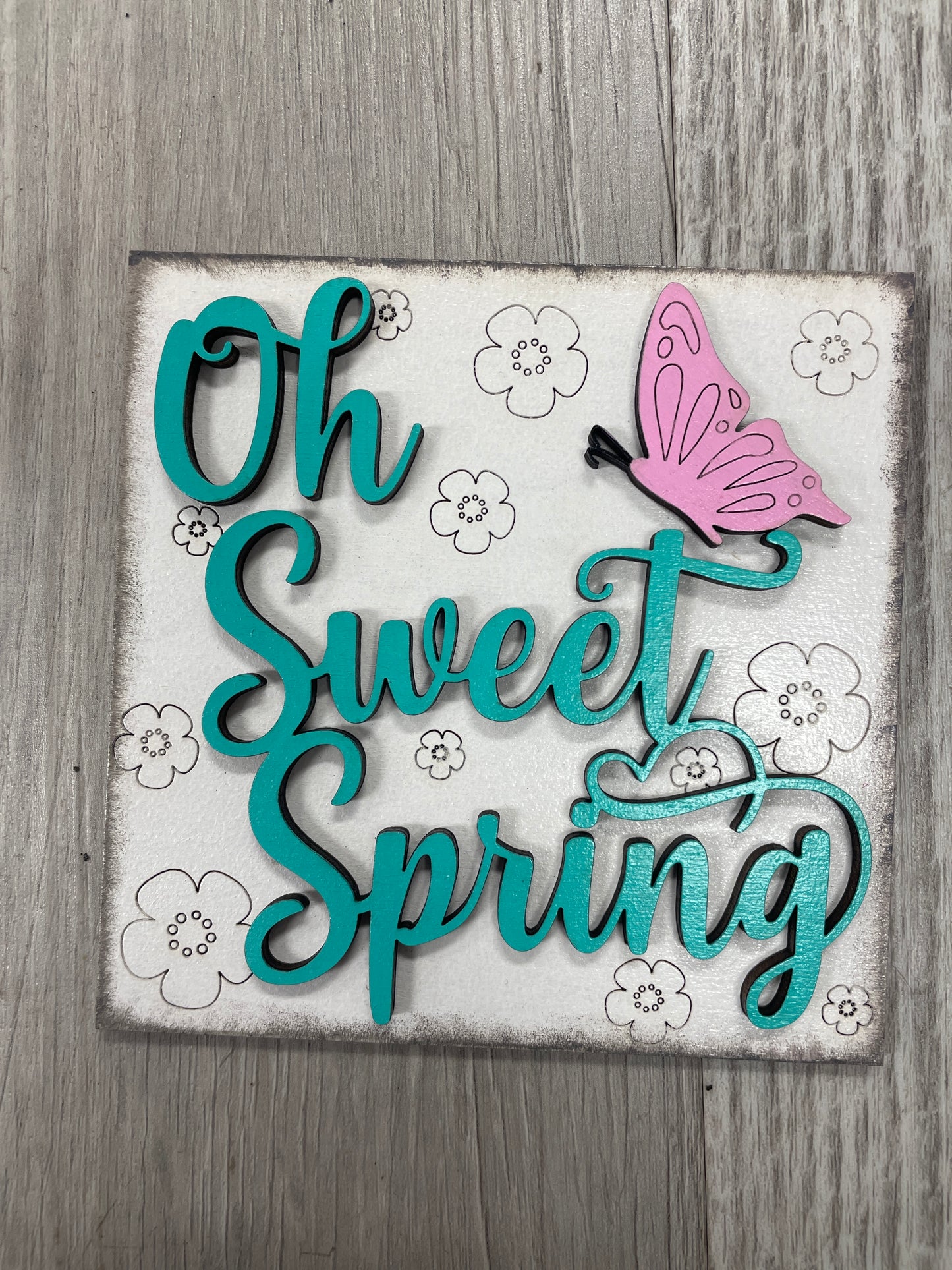 Spring interchangeable square inserts