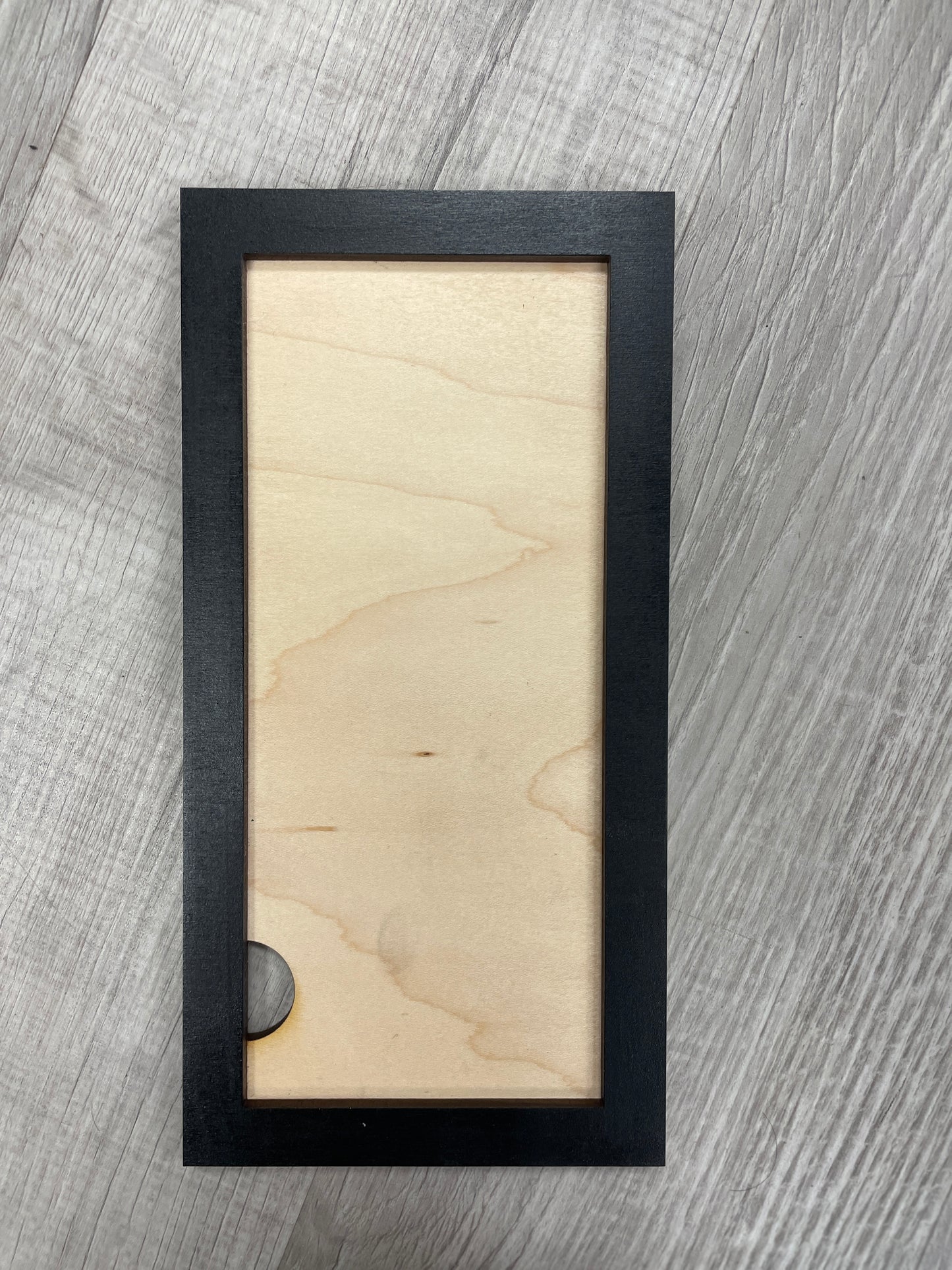 Rectangle frame for interchangeable rectangle inserts