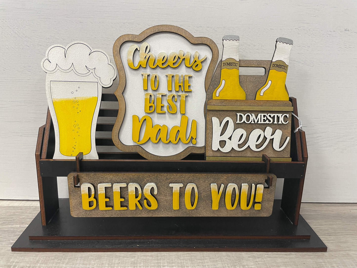 Cheers to you (beer) wagon/shelf interchangeable set