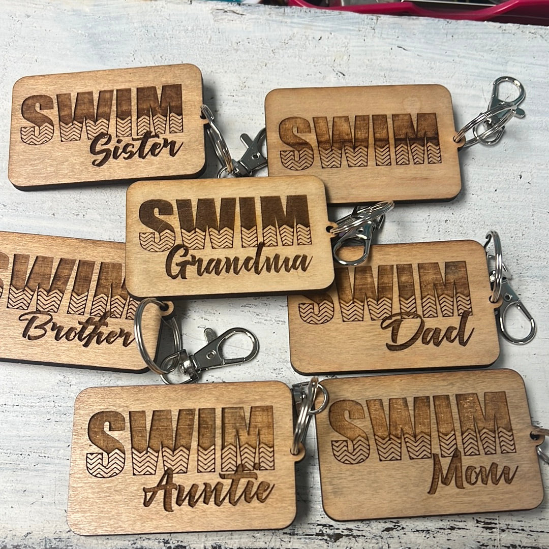 Swim keychains