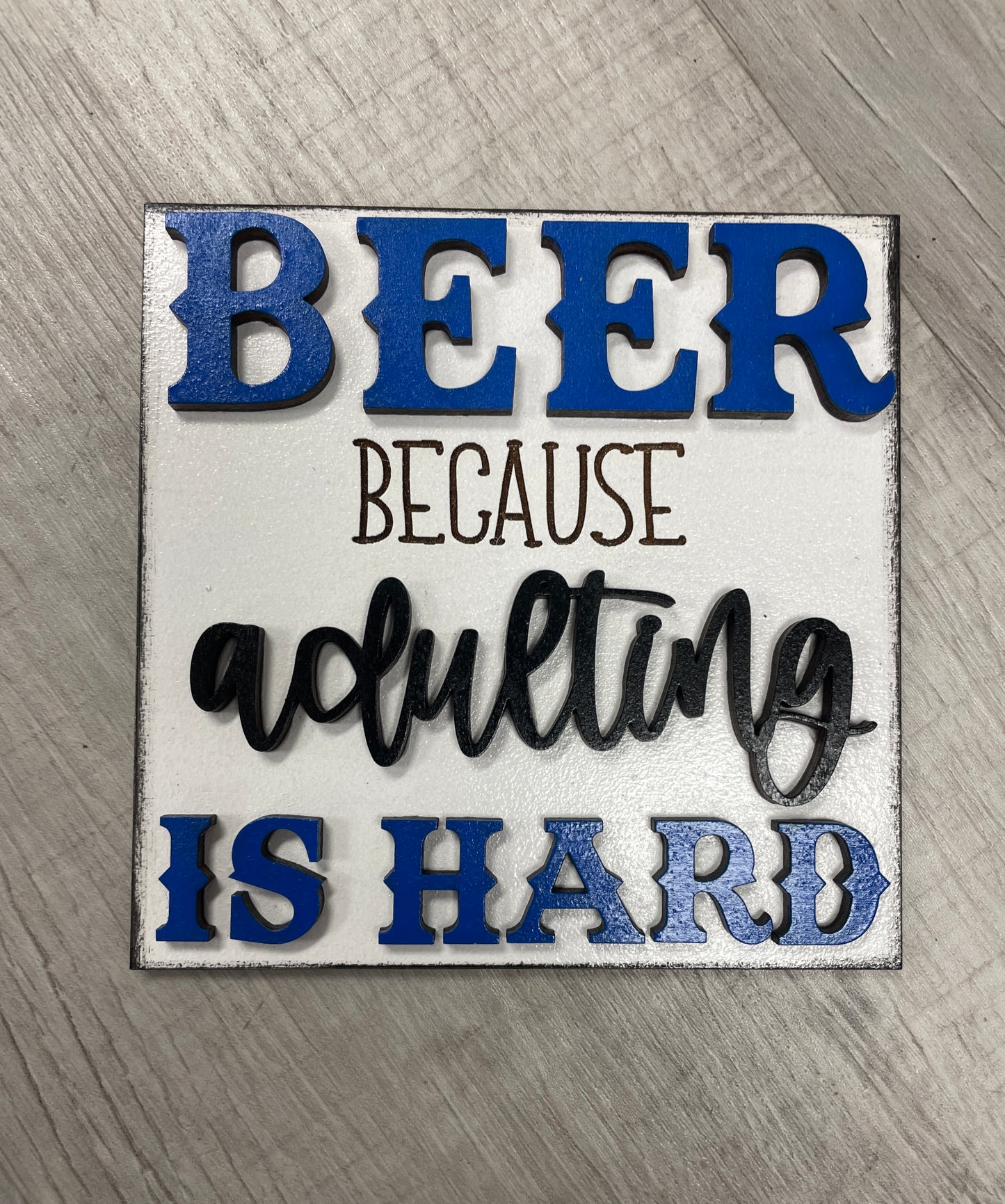 Beer interchangeable square inserts