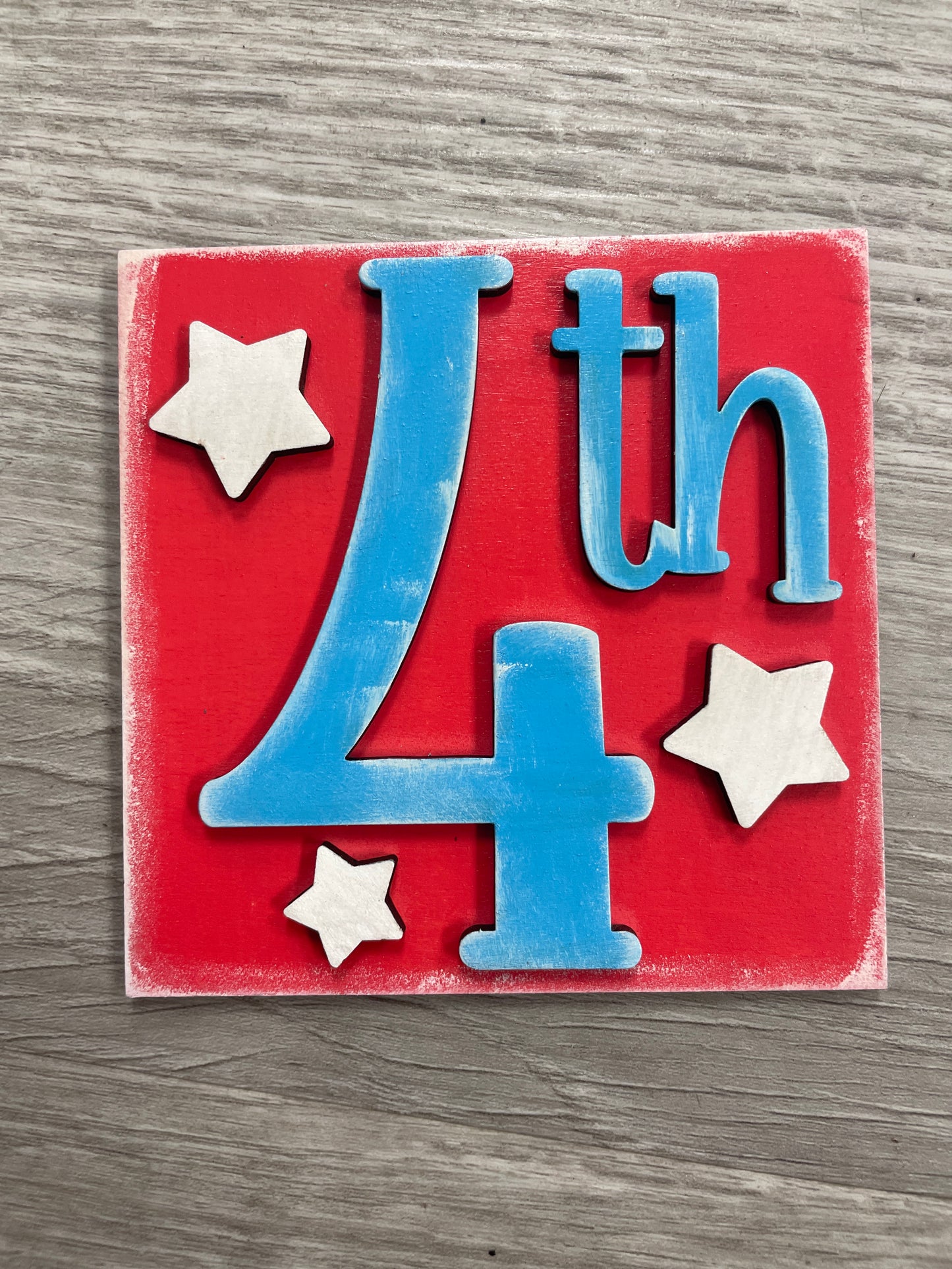 July 4th interchangeable square inserts