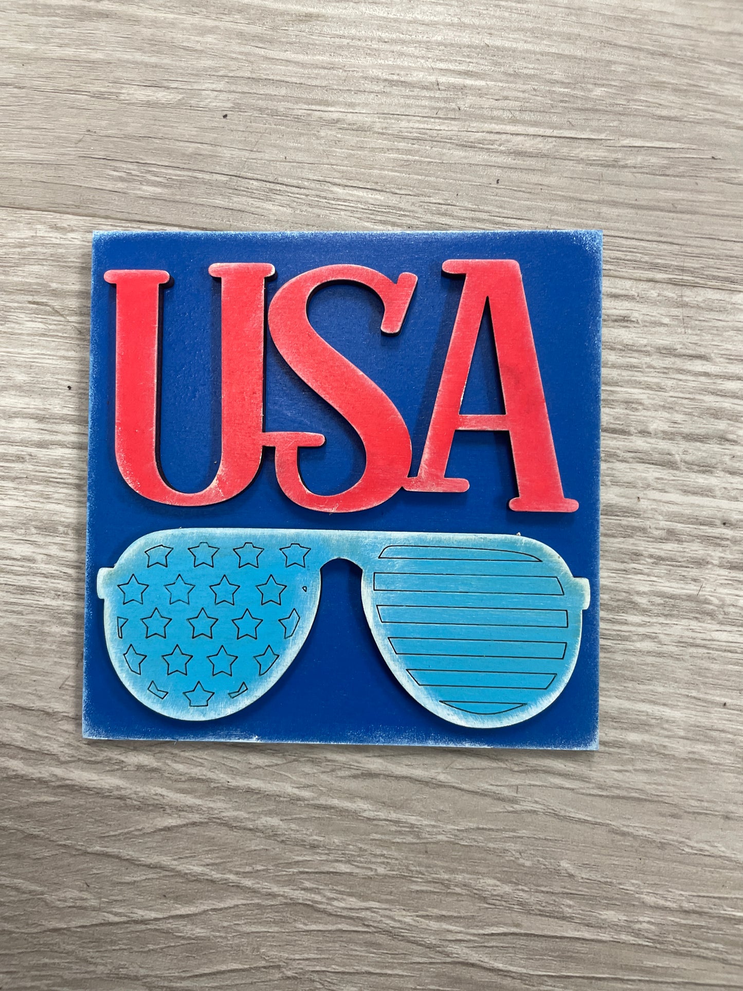 July 4th interchangeable square inserts