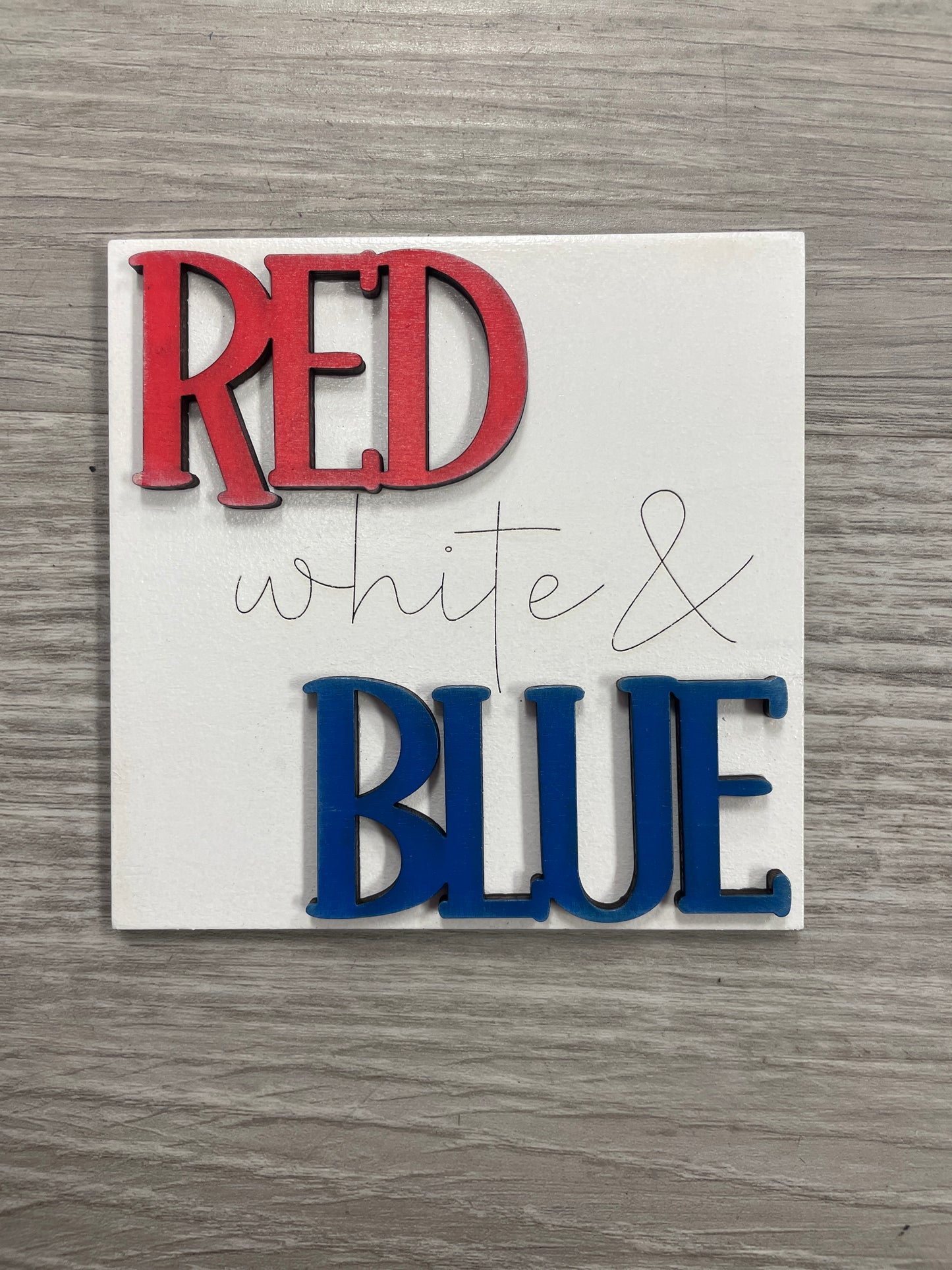 July 4th interchangeable square inserts