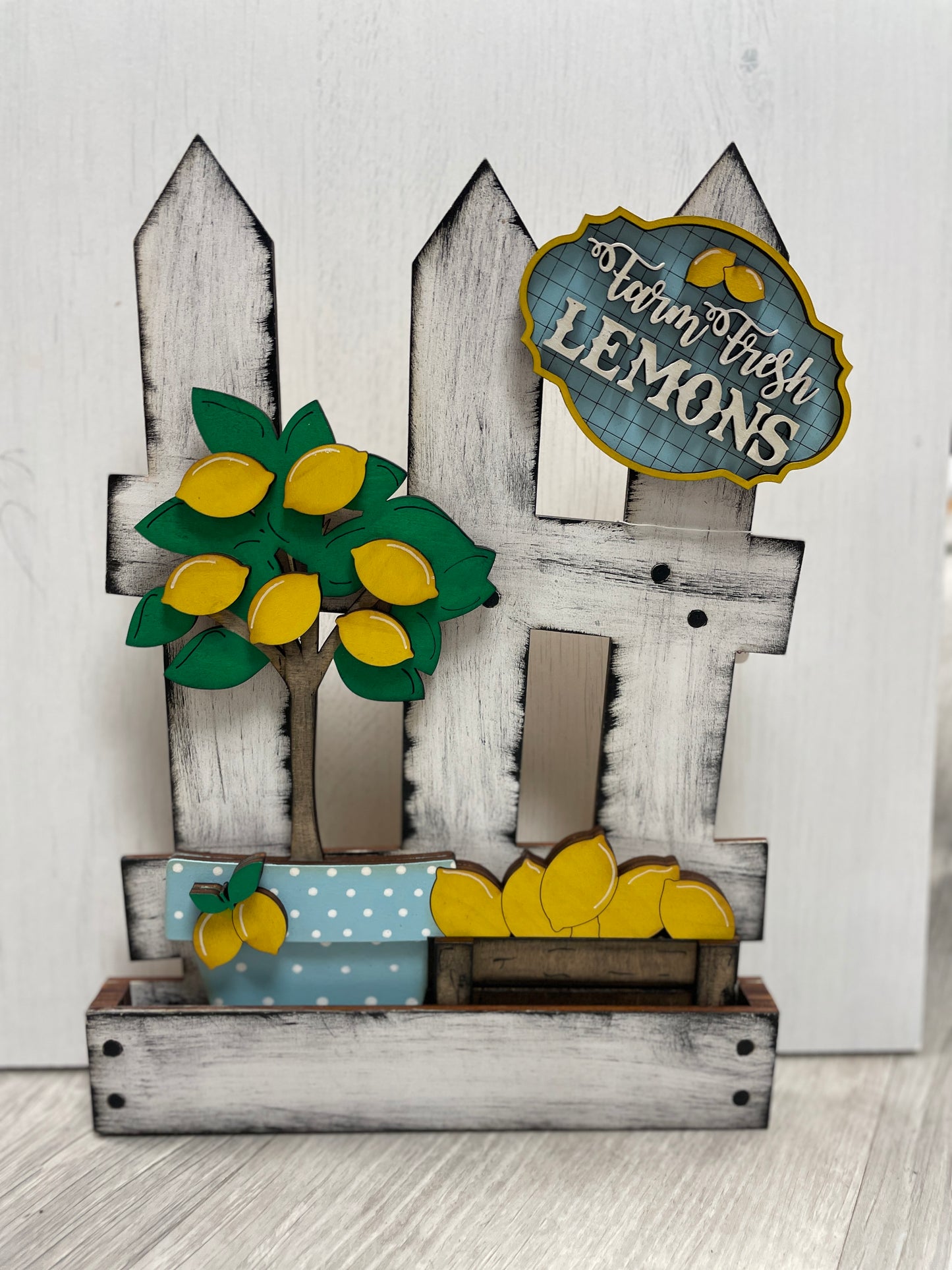 Interchangeable lemon tree fence set