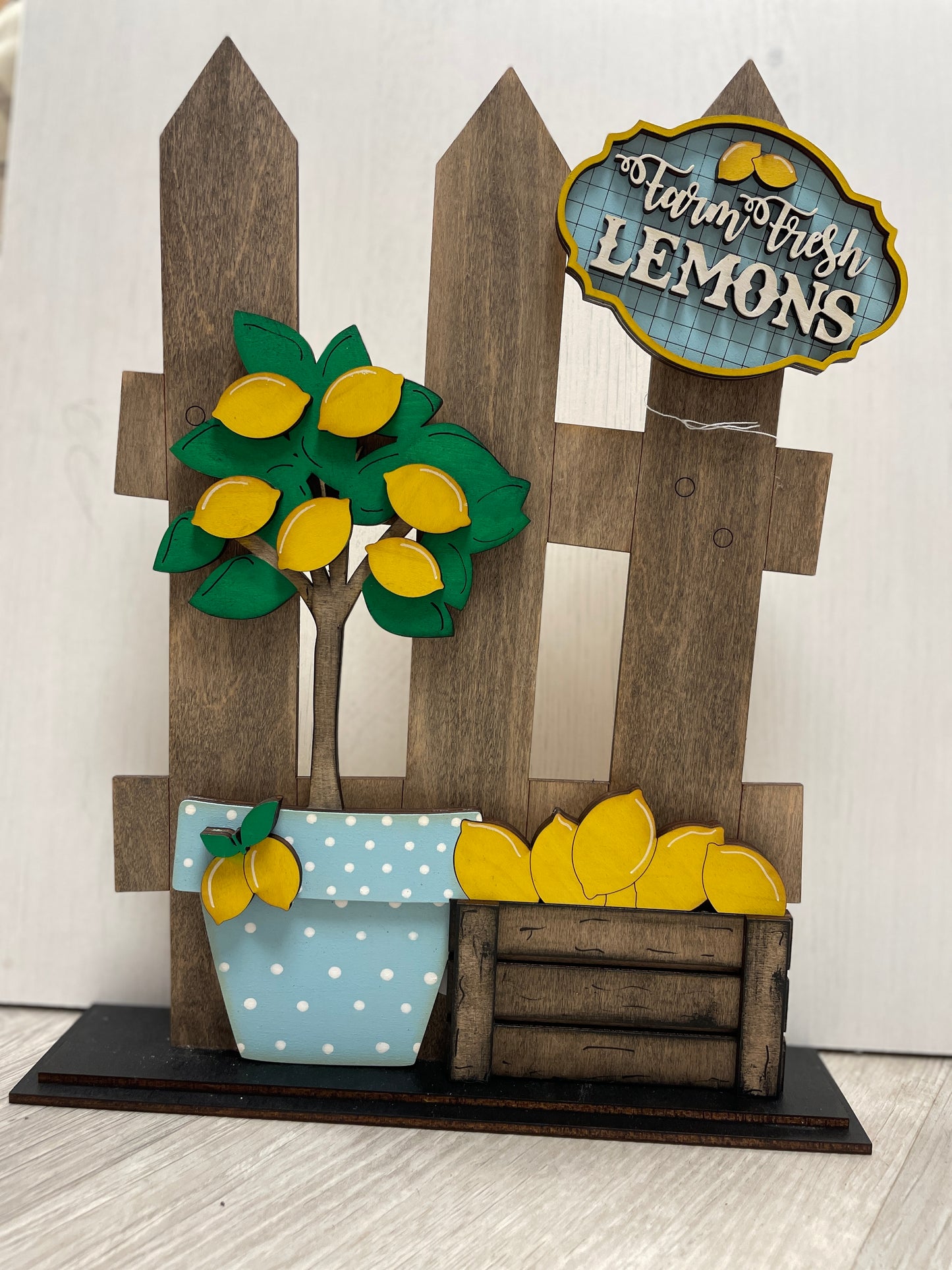 Interchangeable lemon tree fence set