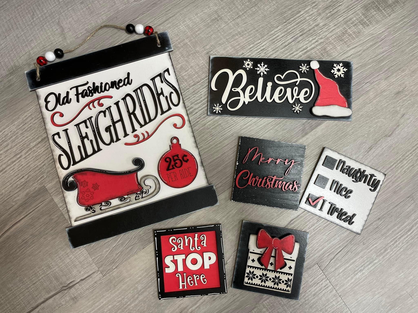 Christmas square inserts