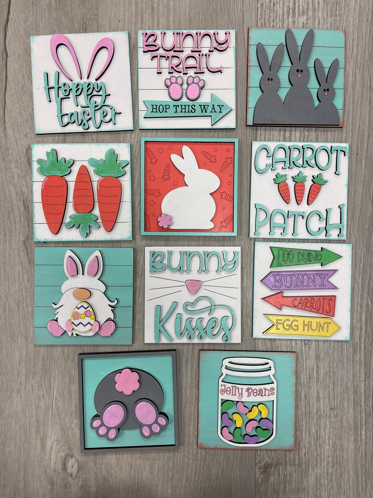 Easter square interchangeable inserts