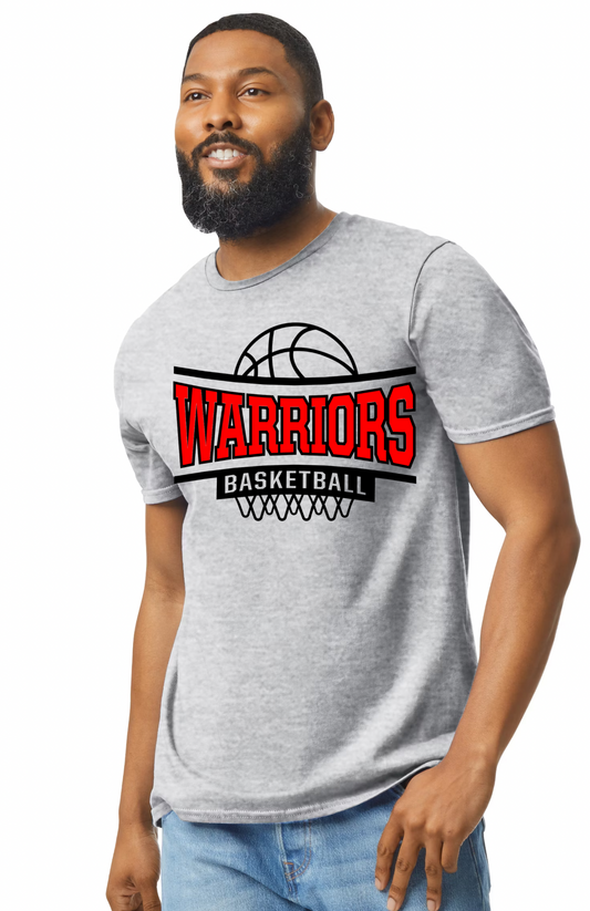 Warriors basketball tee