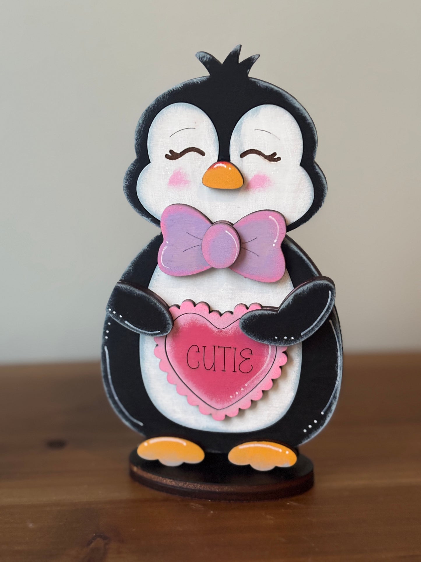 Mini standing penguins- Valentine’s