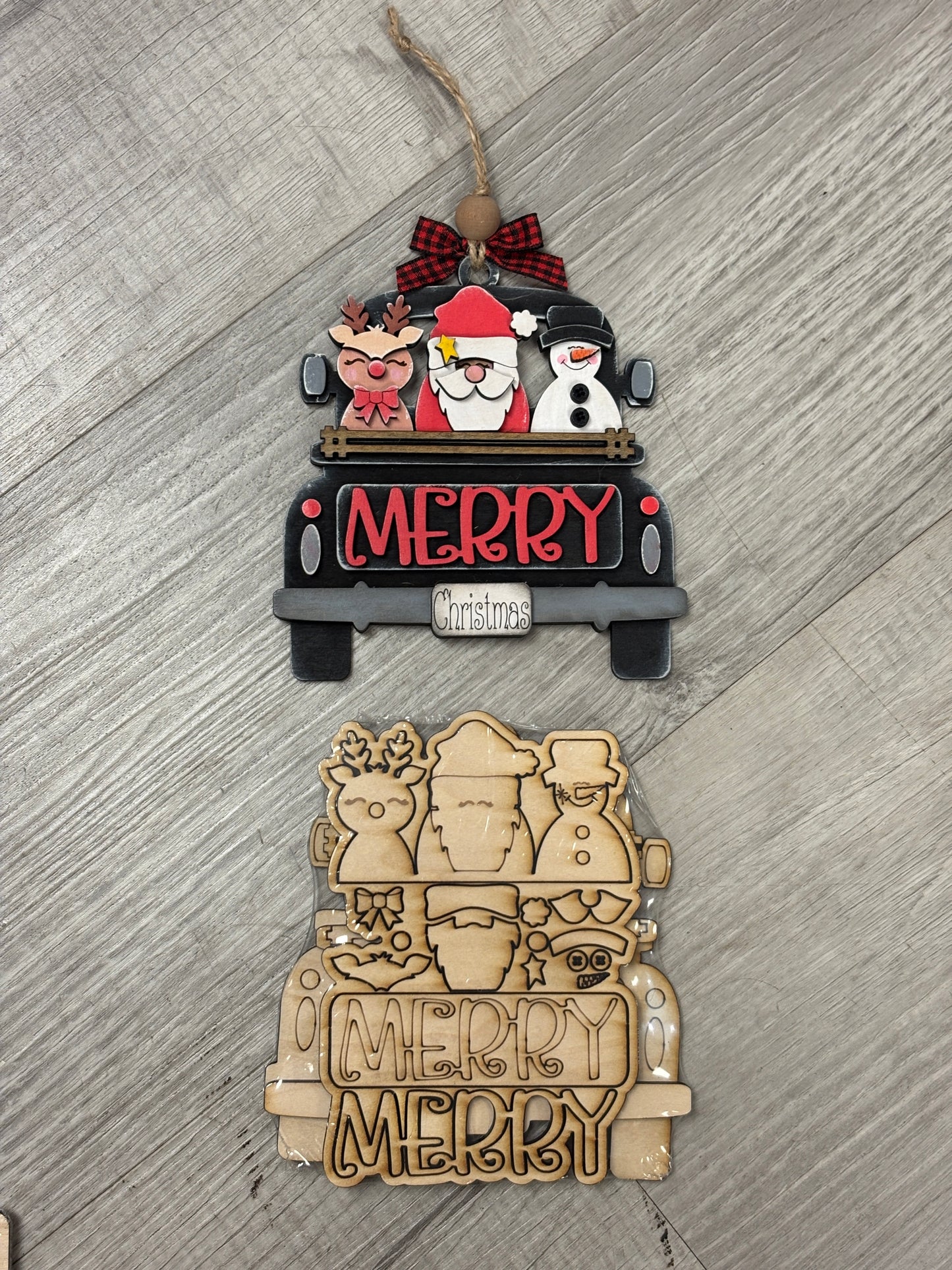 DIY ornament Kit- Christmas truck