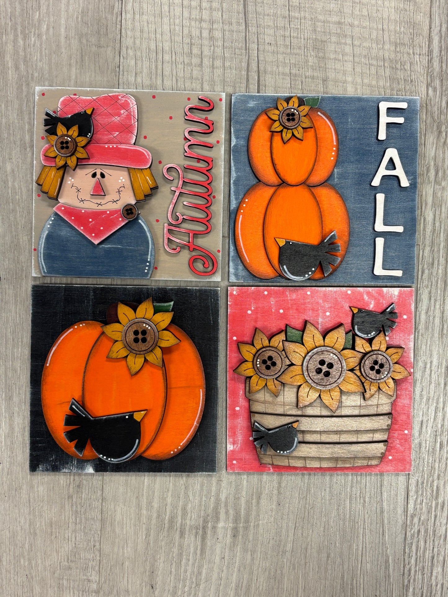 Fall - primitive square inserts