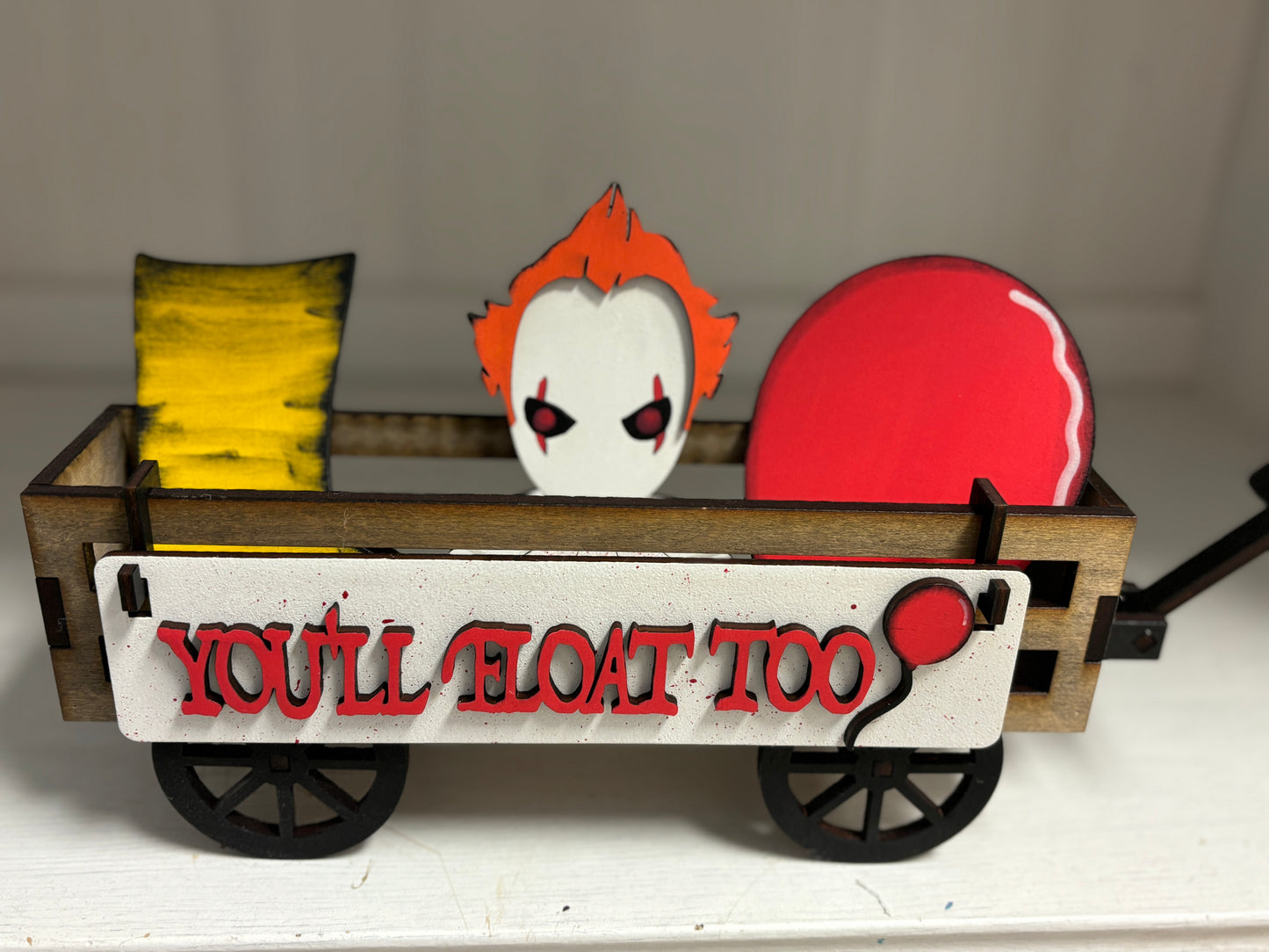 Pennywise- horror interchangeable insert set for wagon and shelf