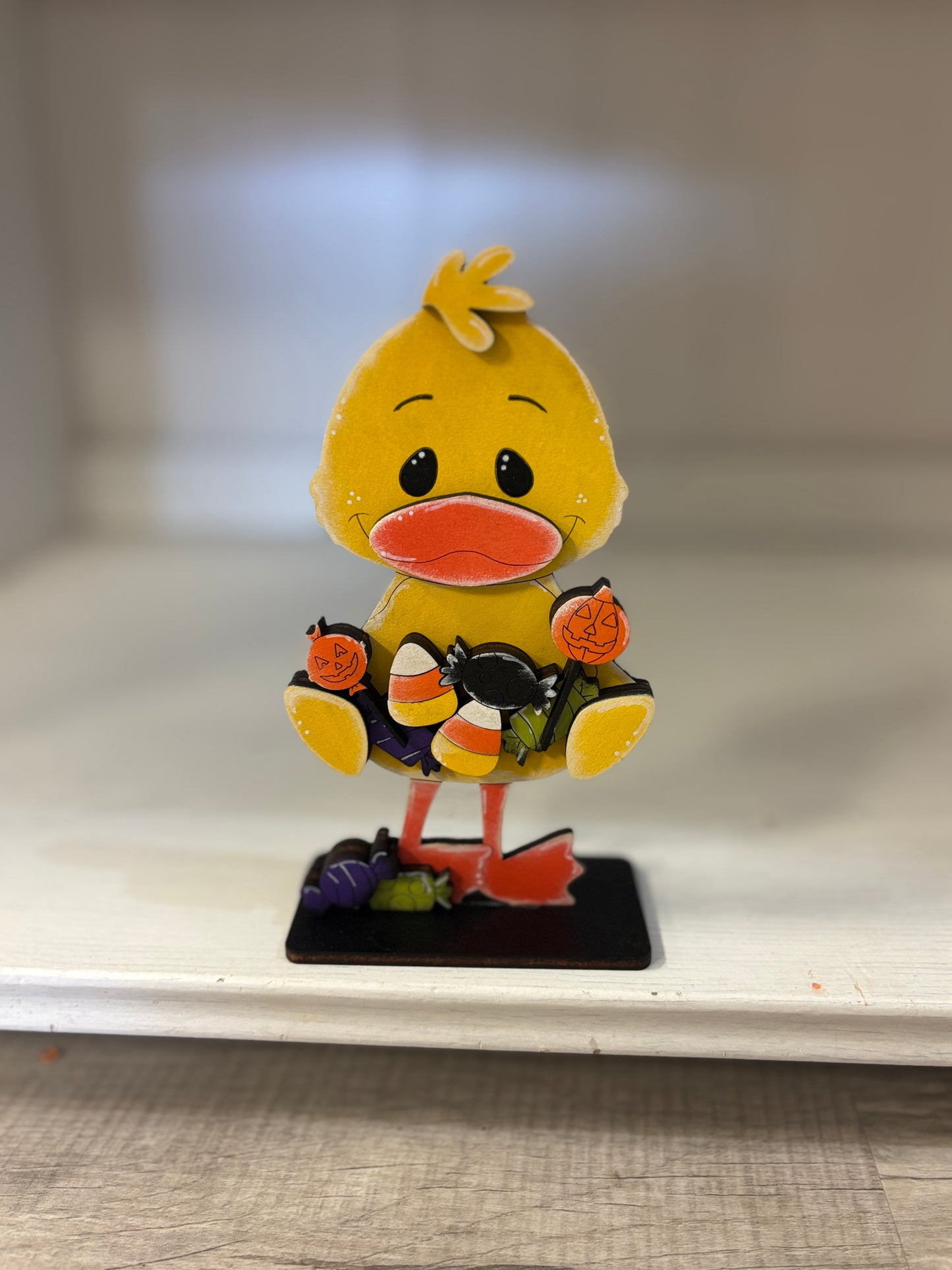 Mini standing Halloween ducks