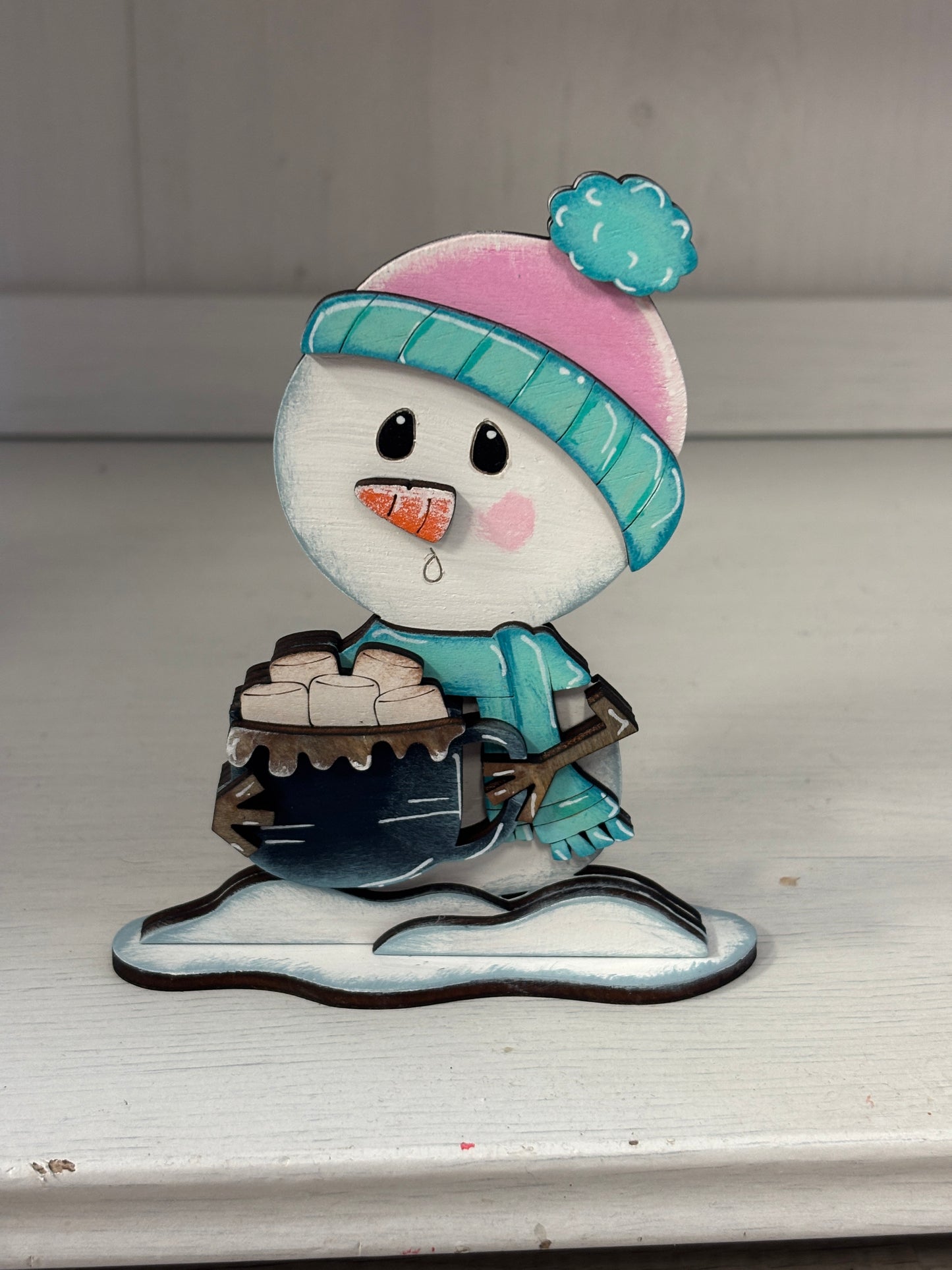 Mini standing snowmen - winter