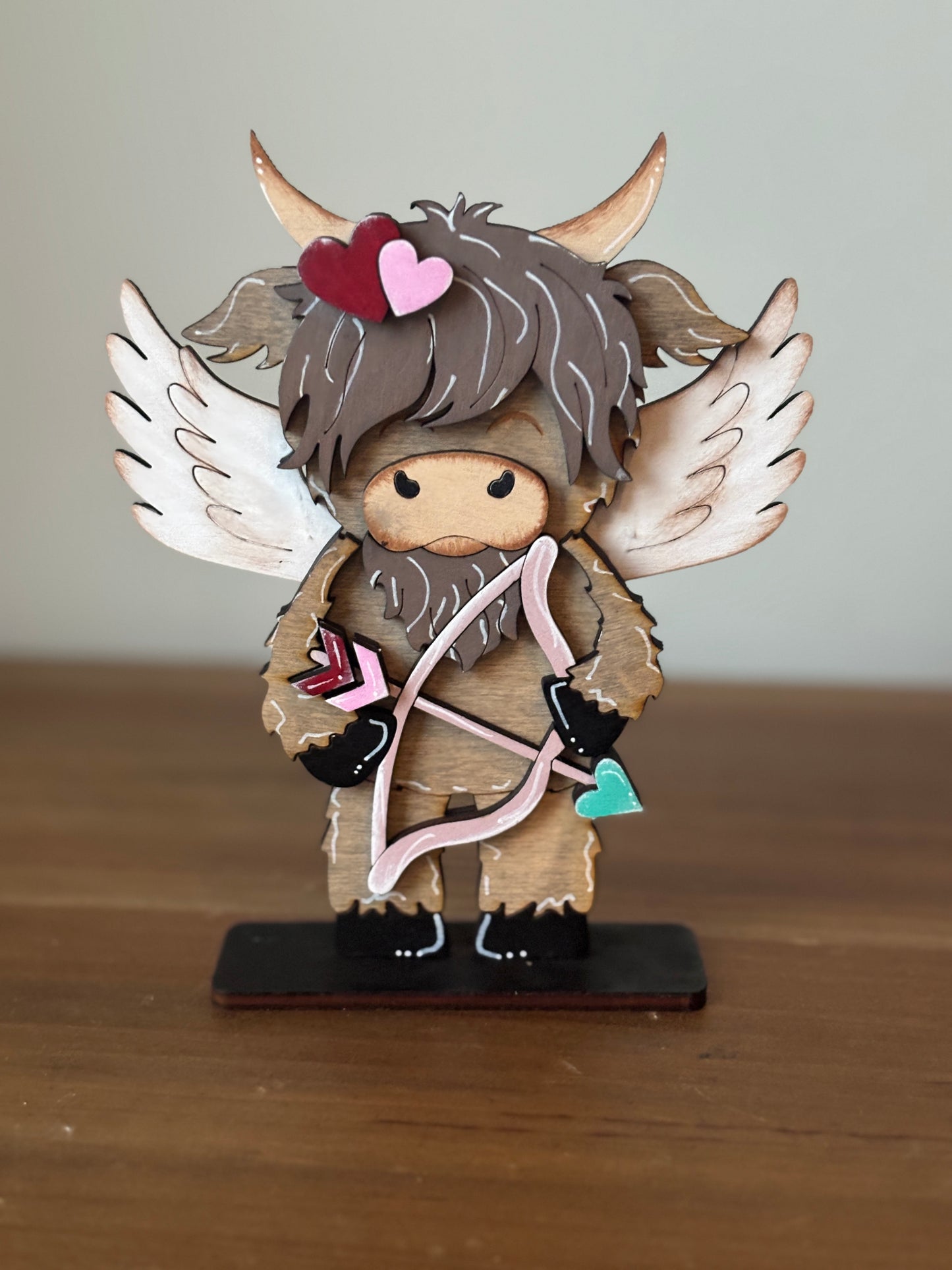 Mini standing highland cow- Valentine’s