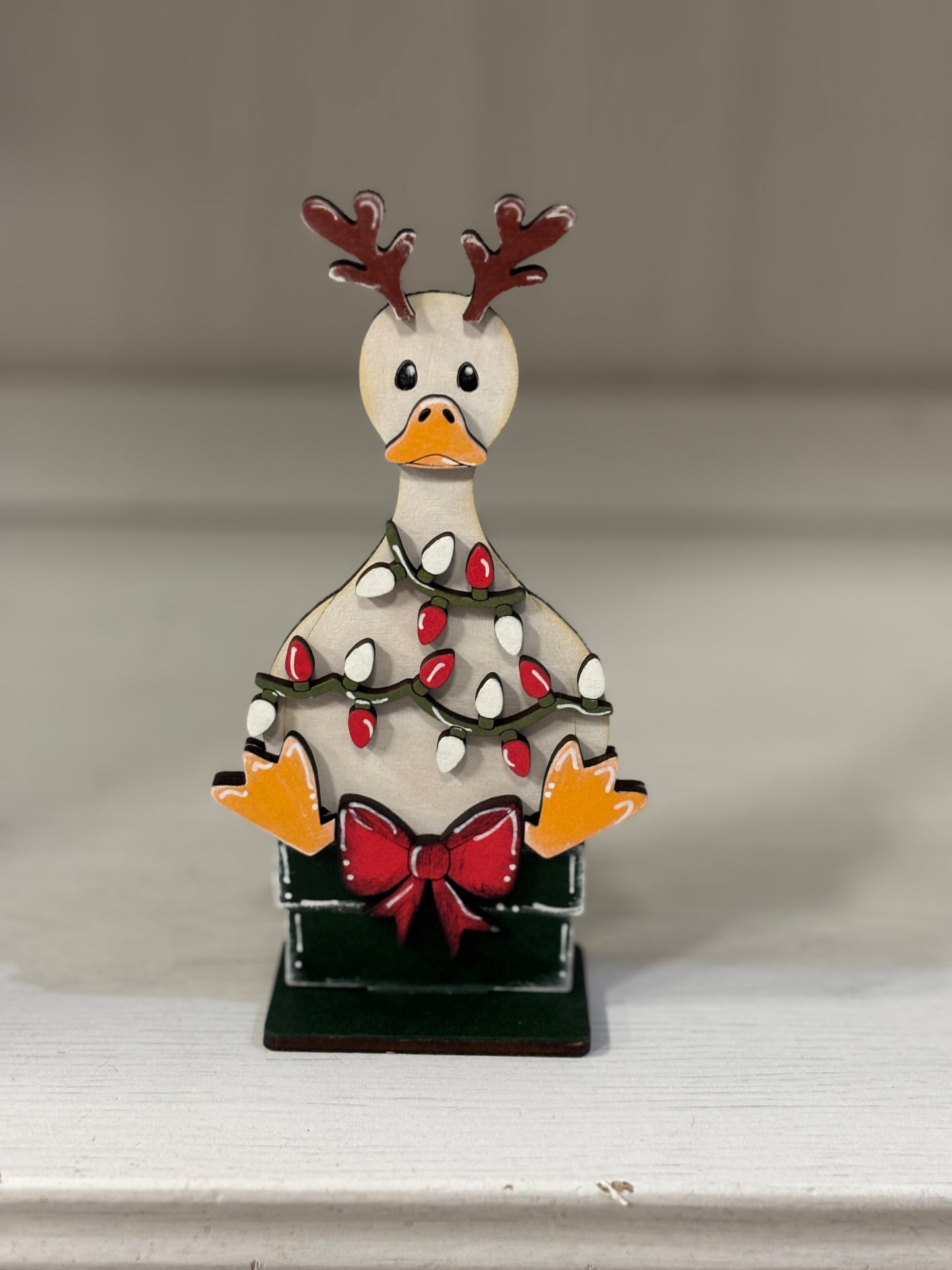 Standing Christmas geese