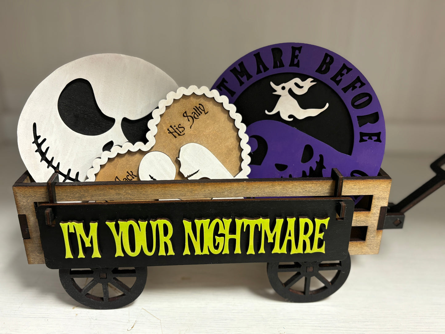 Nightmare before Christmas interchangeable insert set for wagon and shelf