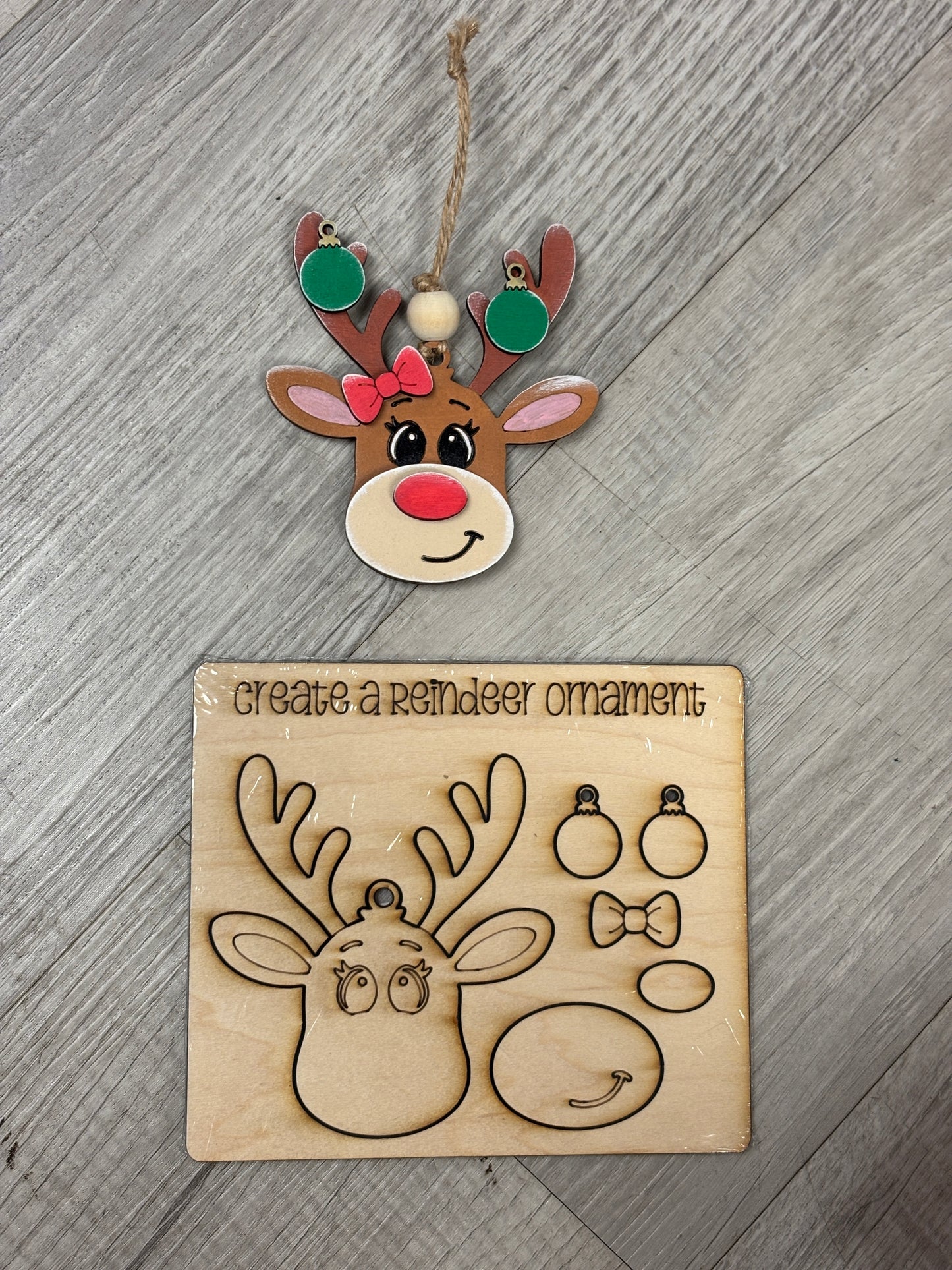 DIY ornament Kit- Christmas shapes