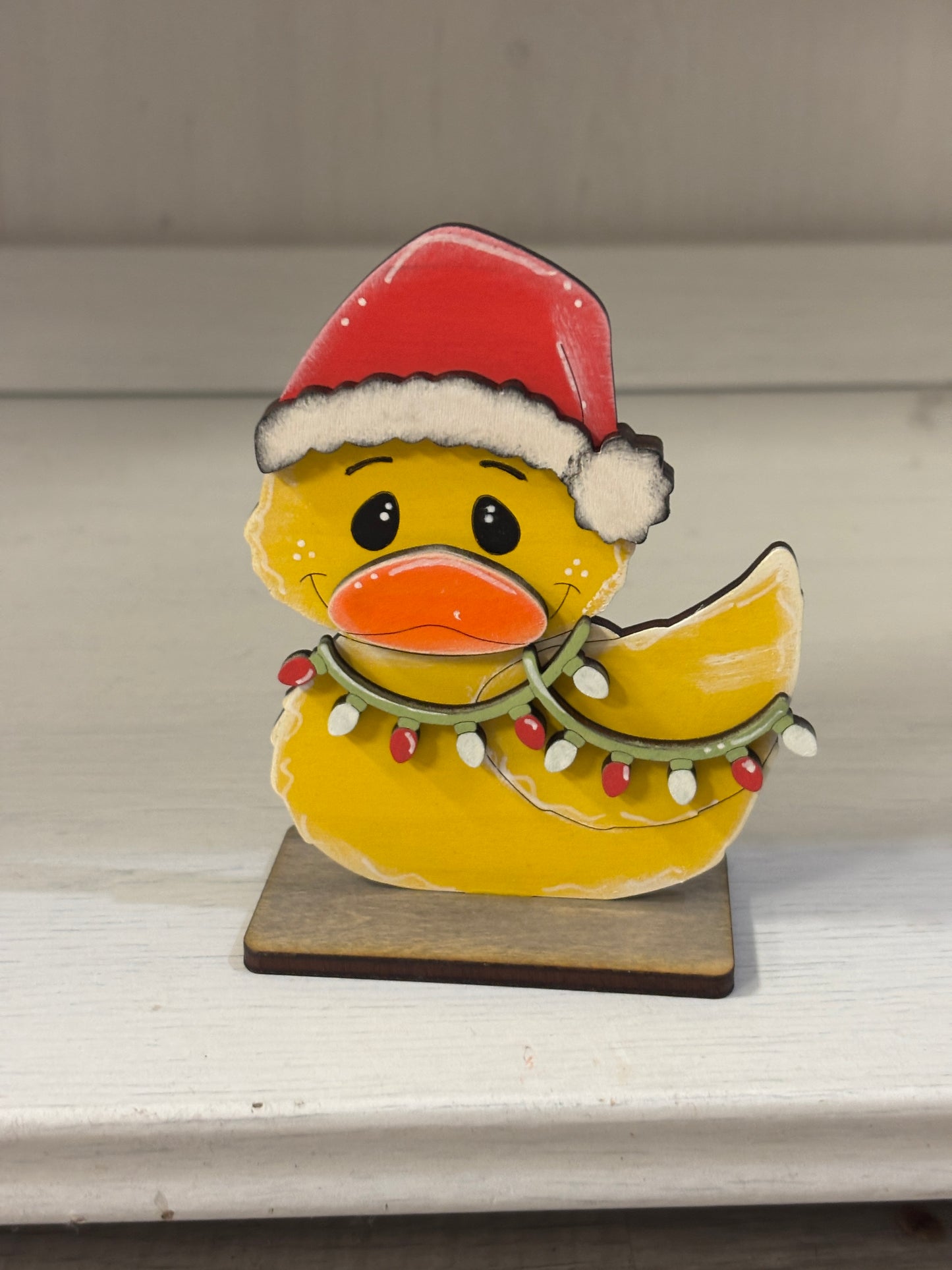 Standing Christmas ducks