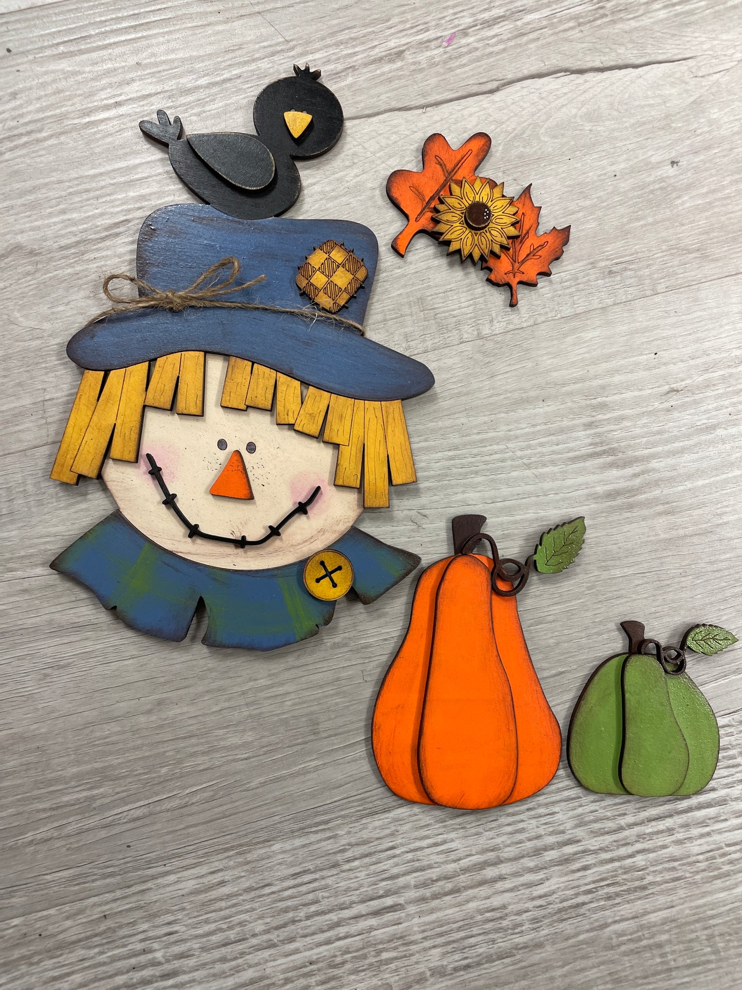 Scarecrow (head) interchangeable fence set
