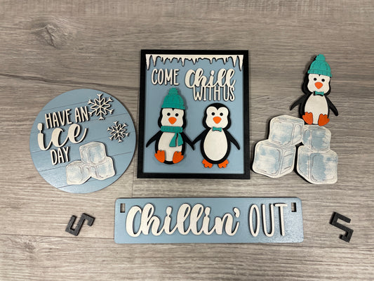 Chillin out interchangeable wagon/shelf insert set