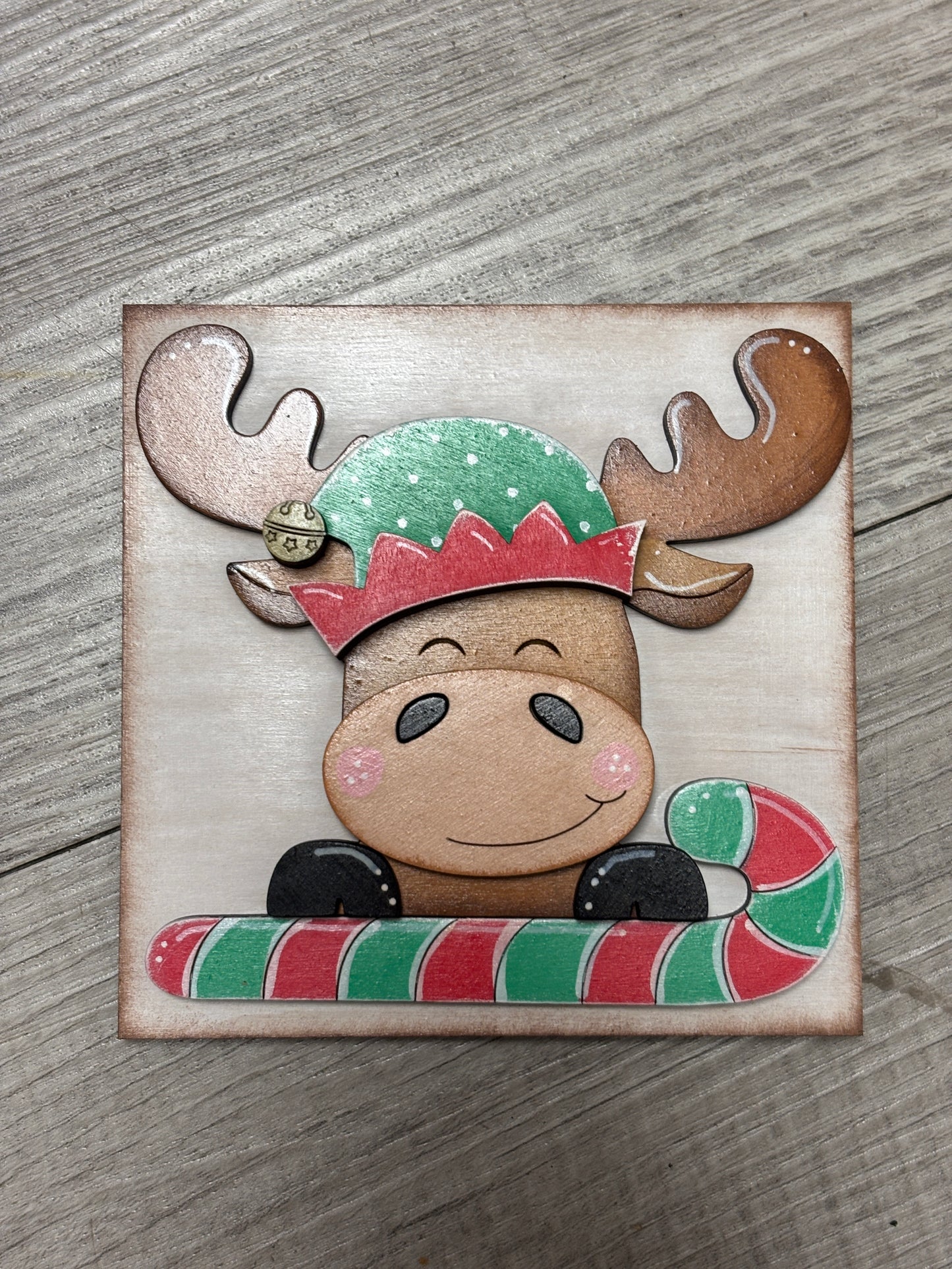 Christmas - moose square inserts
