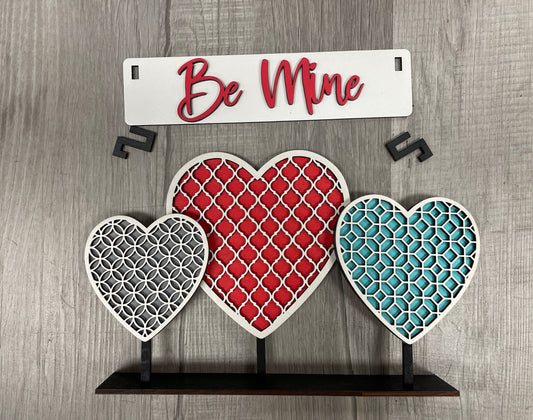 Valentine’s - Be Mine wagon/shelf/crate set