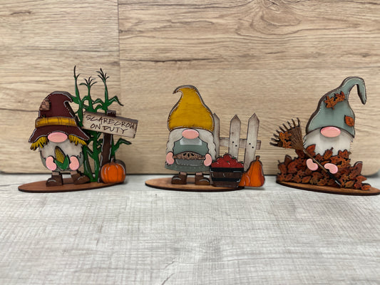 Mini fall gnomes
