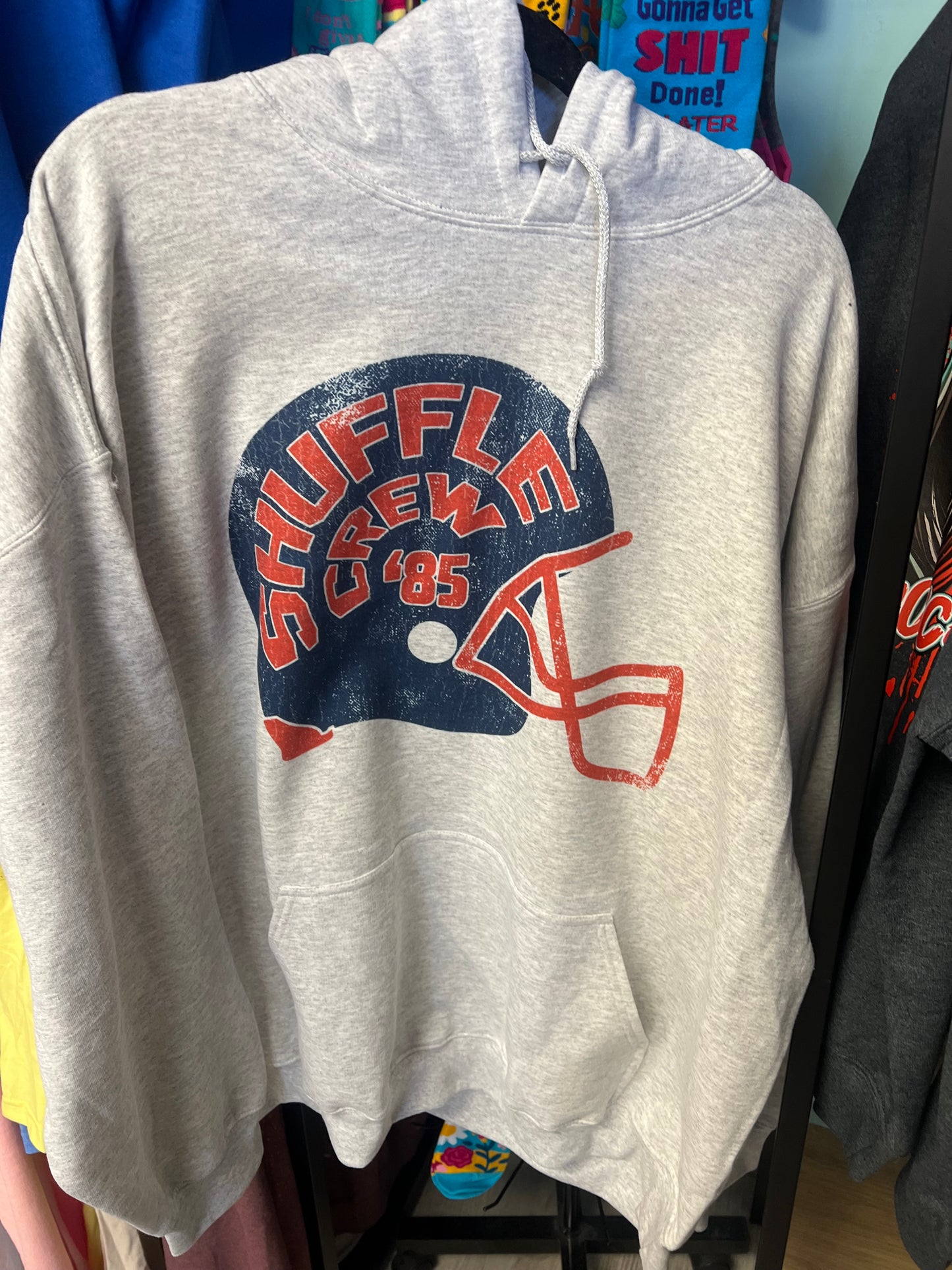 Shuffle helmet crew sweatshirt