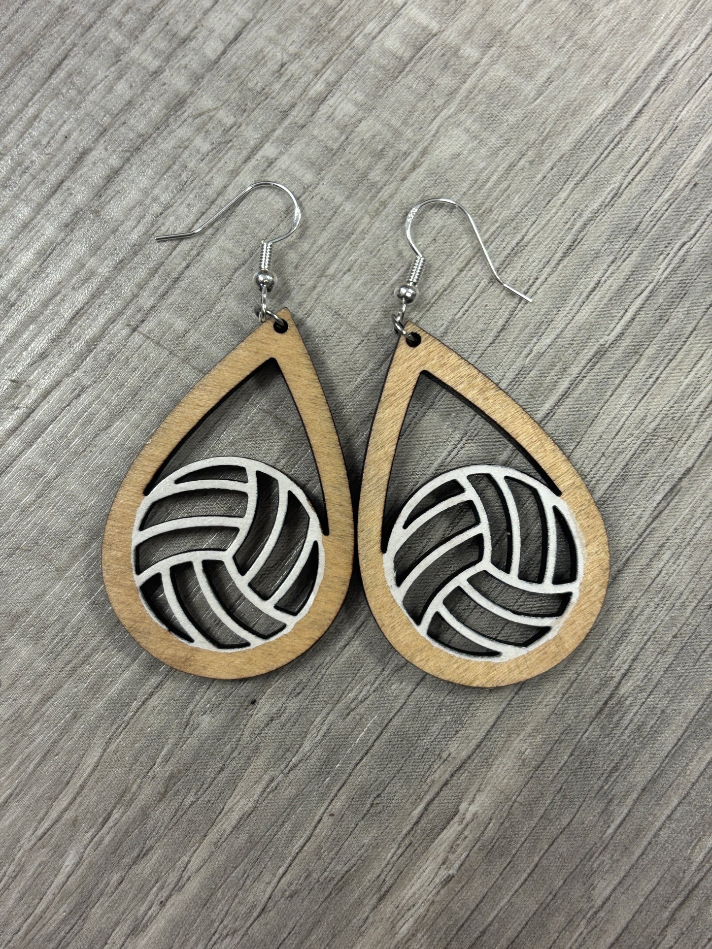 Volleyball earrings