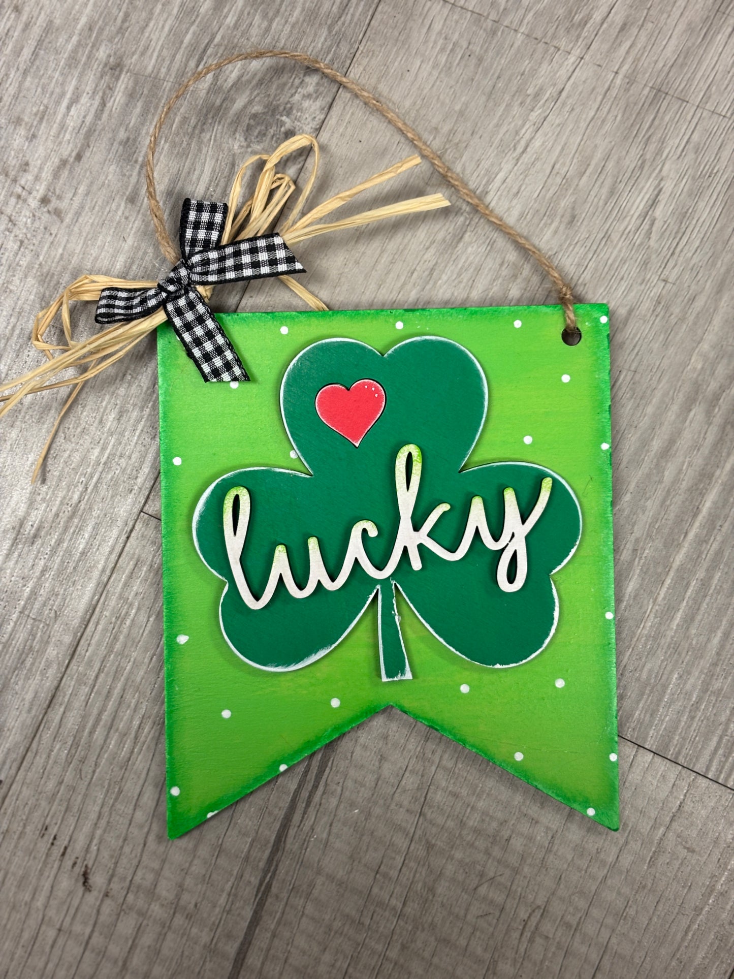 Mini seasonal hanging signs