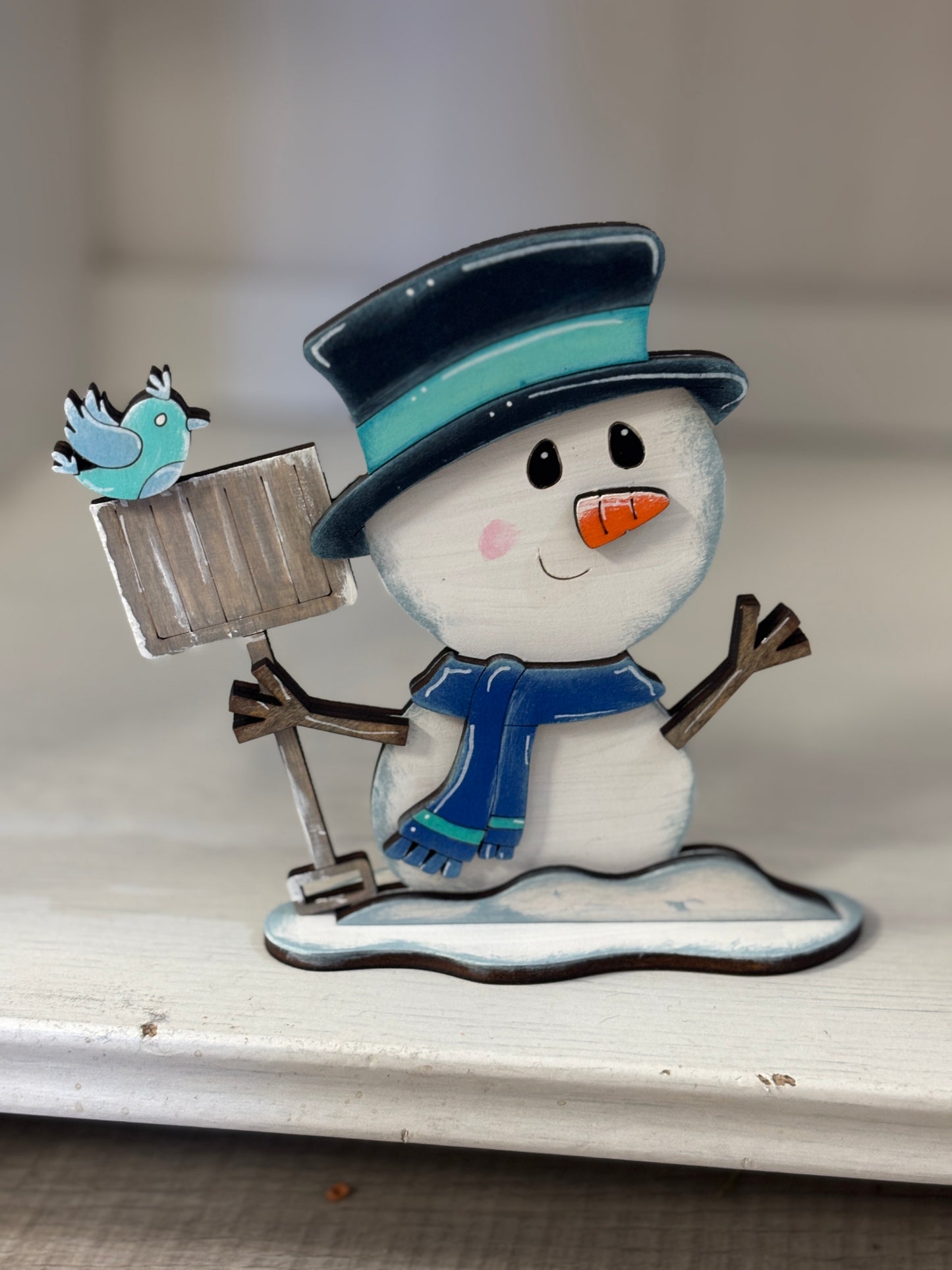 Mini standing snowmen - winter
