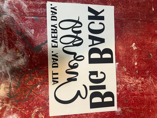 Big back energy